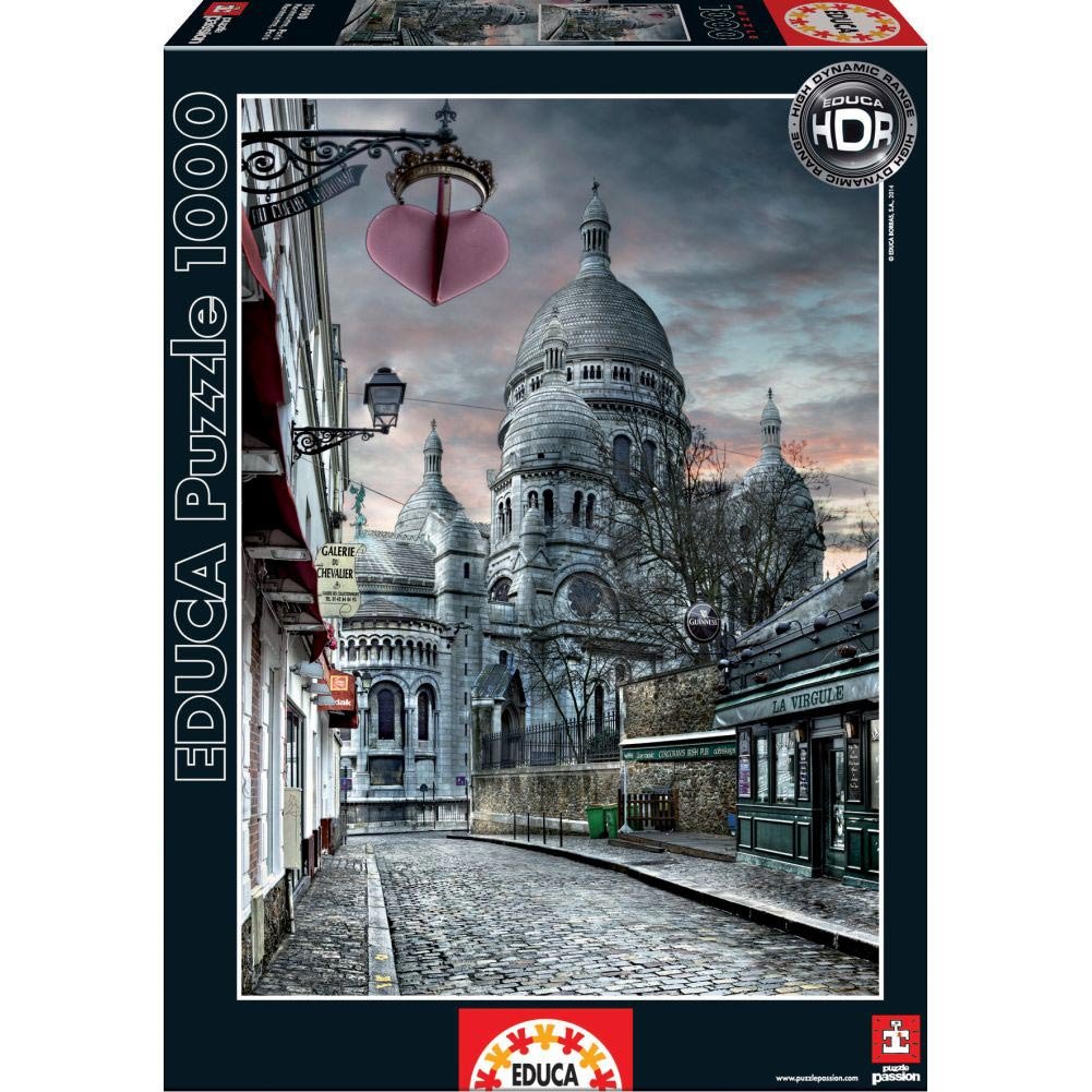 educa-montmartre-paris-1000-teile-puzzle-stadt image 1