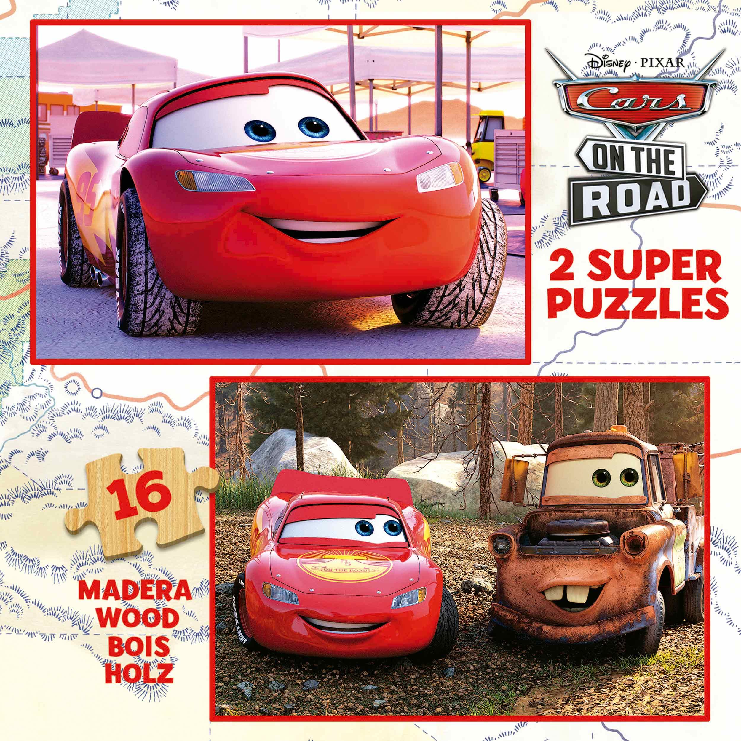 educa-disney-cars-holzpuzzle-2x16-teile-ab-3-jahren-19670 image 3