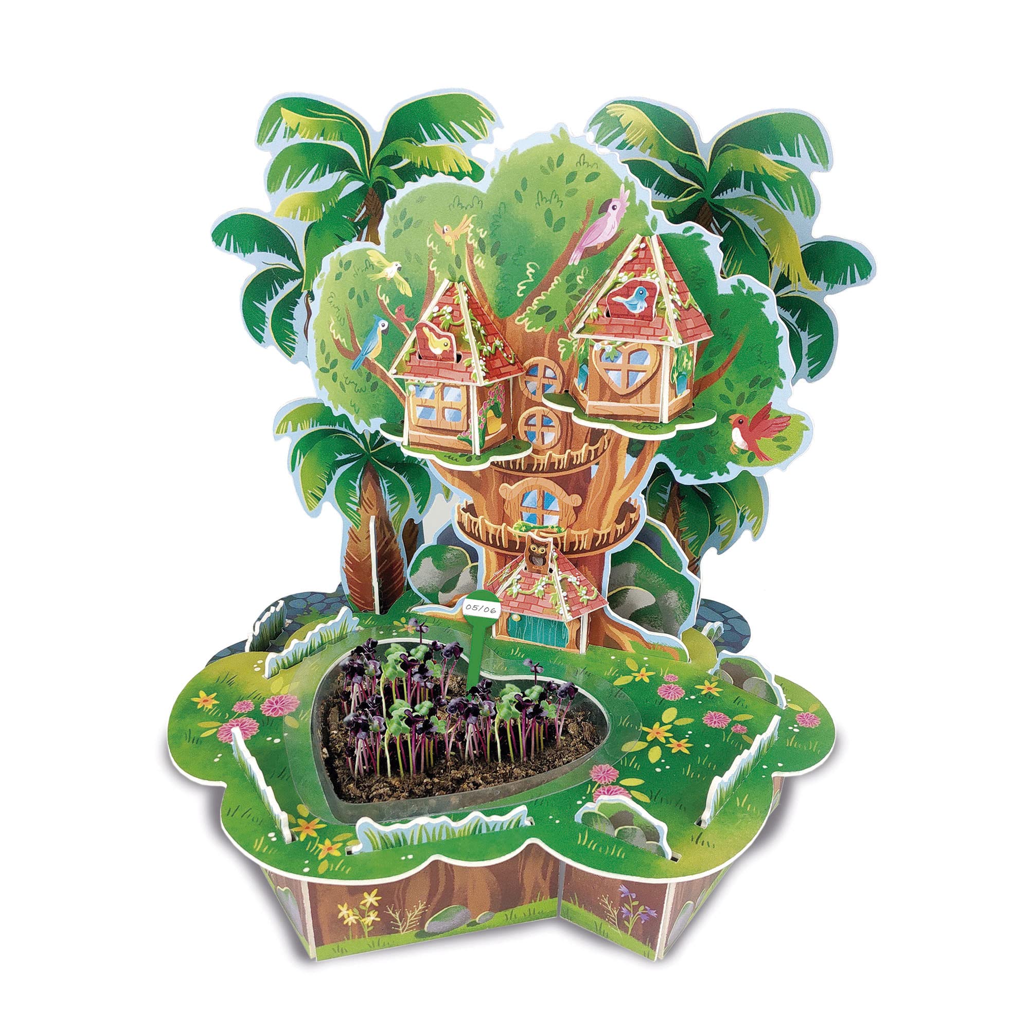 educa-19468-dream-garden-3d-baum-puzzle-garten-ab-5-jahren image 2