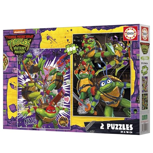 educa-ninja-turtles-19916-puzzle-2x500-teile-34x48-cm image 6
