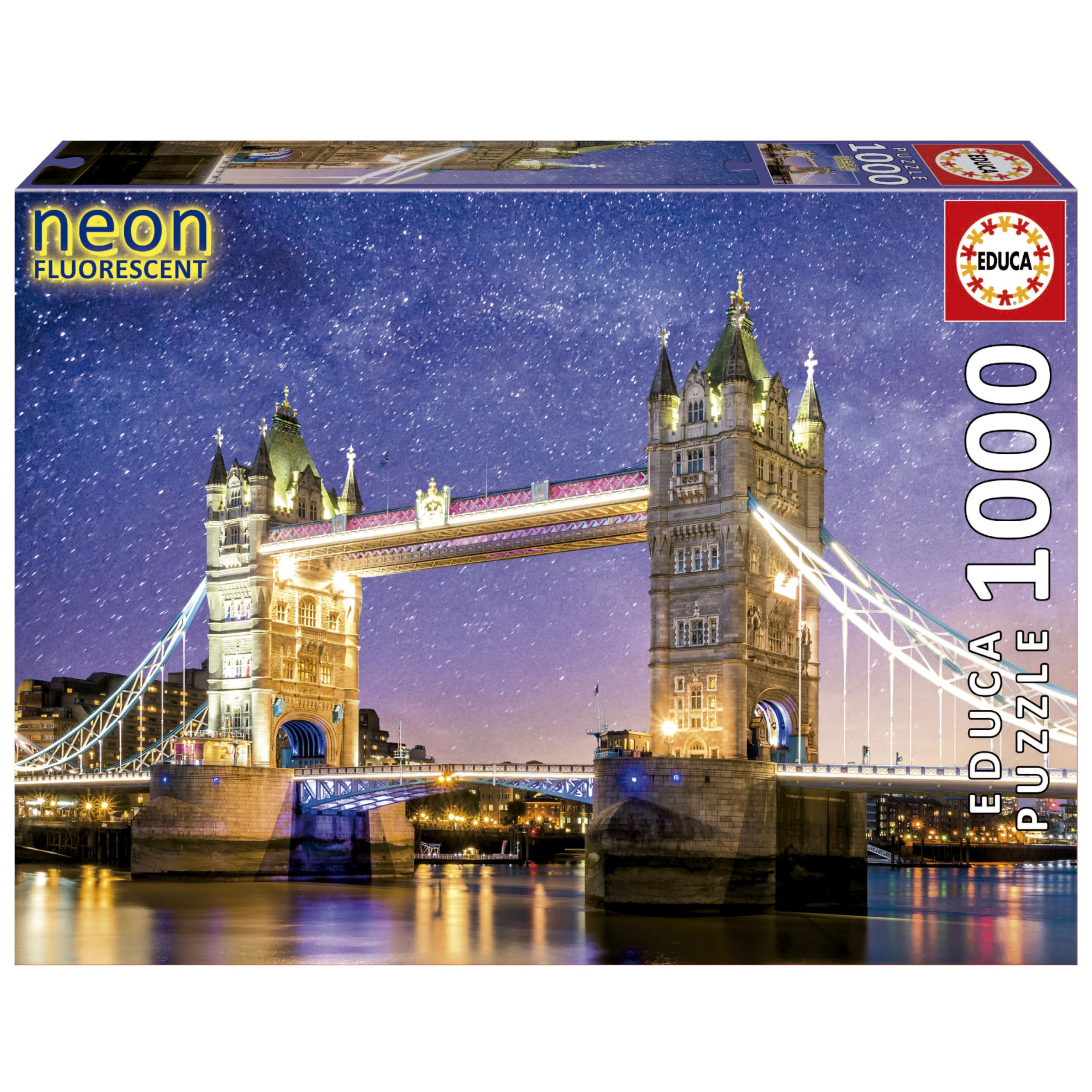 educa-tower-bridge-neon-puzzle-1000-teile-leuchtet-im-dunkeln image 1