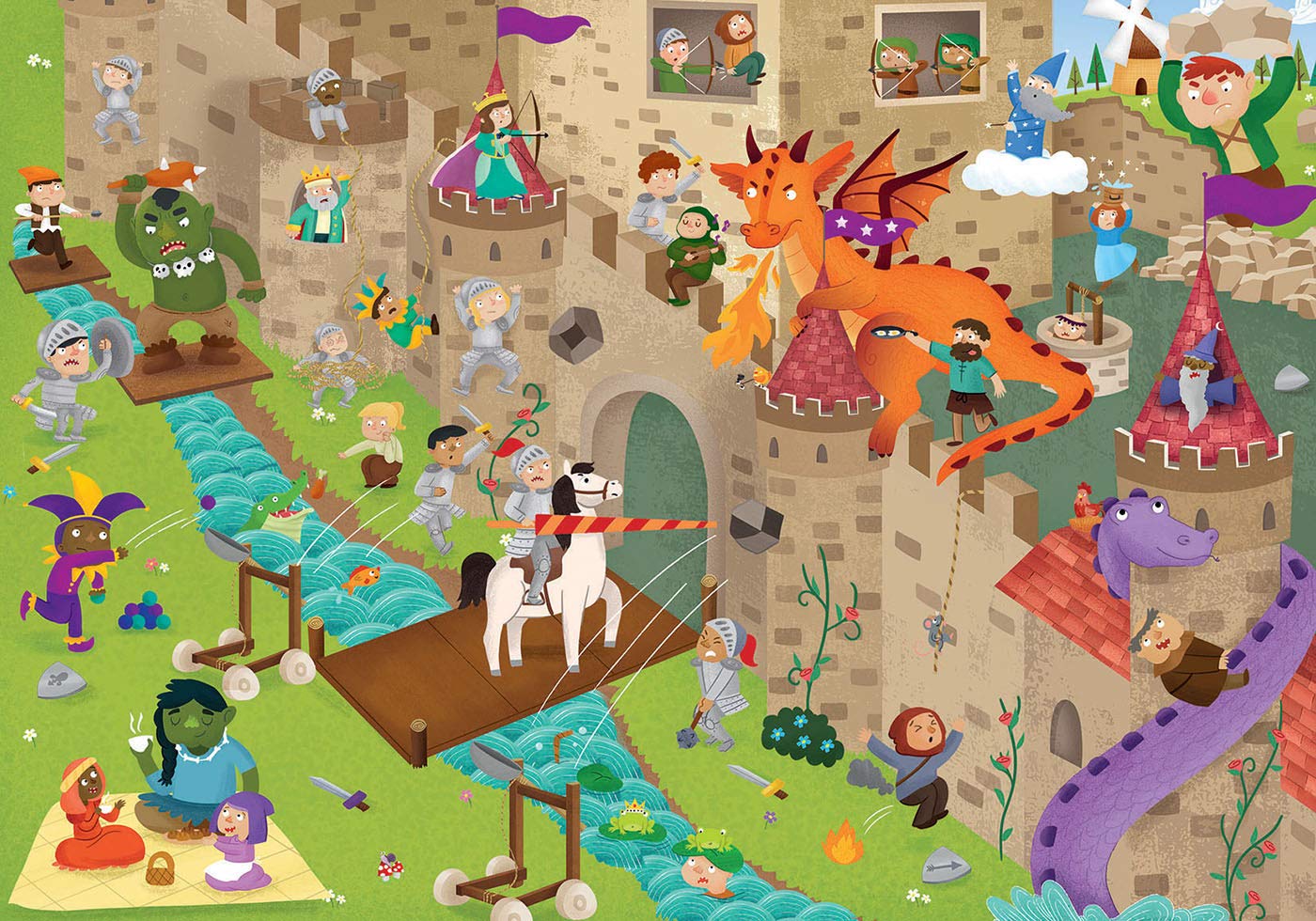 educa-schloss-detektiv-suchpuzzle-50-teile-ab-4-jahren image 2