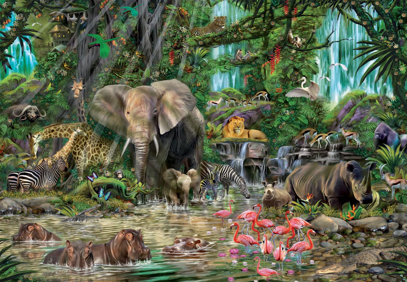 educa-dschungel-16013-puzzle-2000-teile-safari-ab-12-jahren image 2