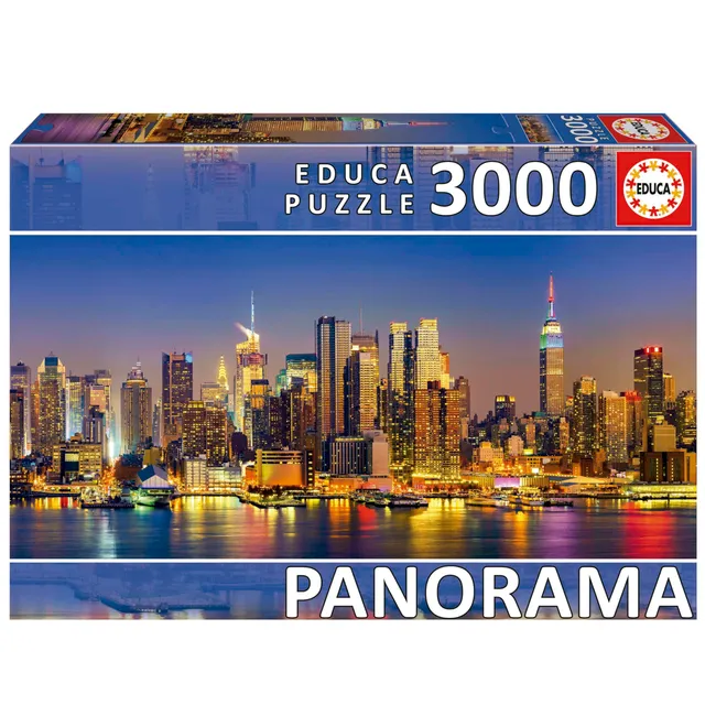 educa-puzzle-3000-teile-new-york-skyline-panorama-144x68-cm image 1