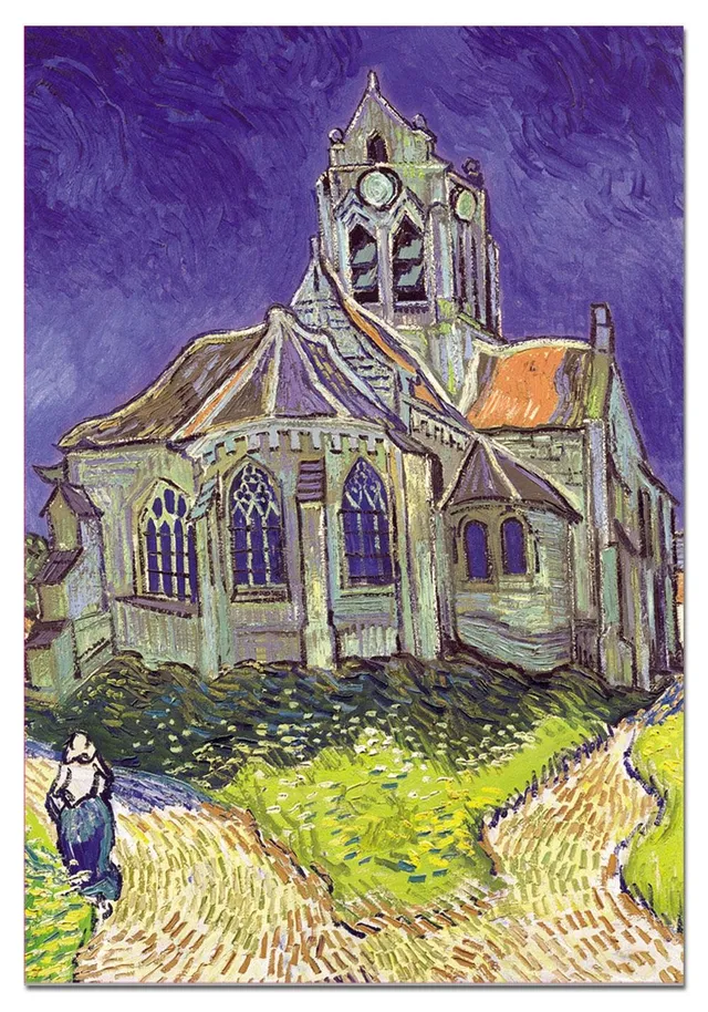 educa-van-gogh-kirche-von-auvers-puzzle-1500-teile-pappe image 1