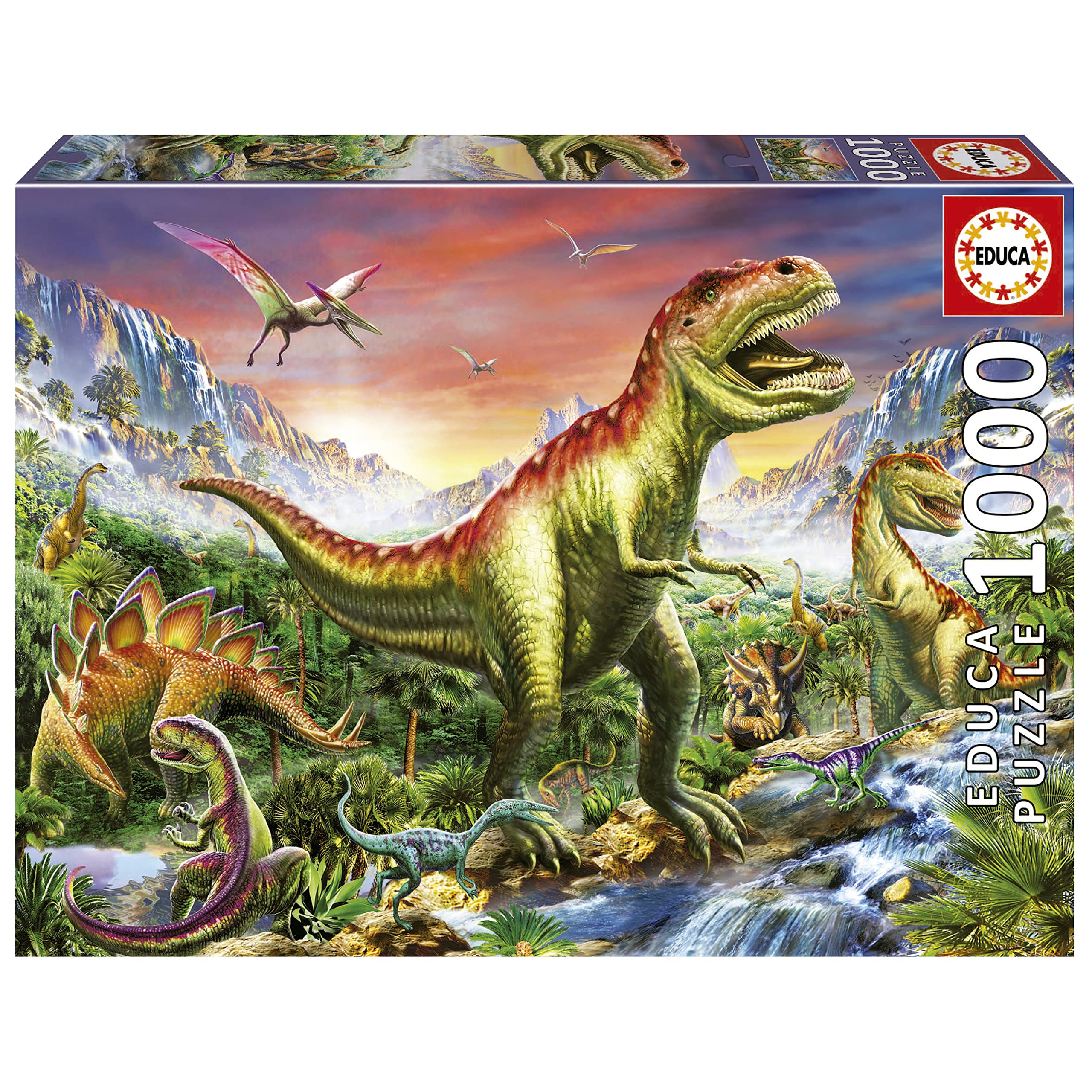 educa-land-der-dinosaurier-17655-puzzle-1000-teile image 4