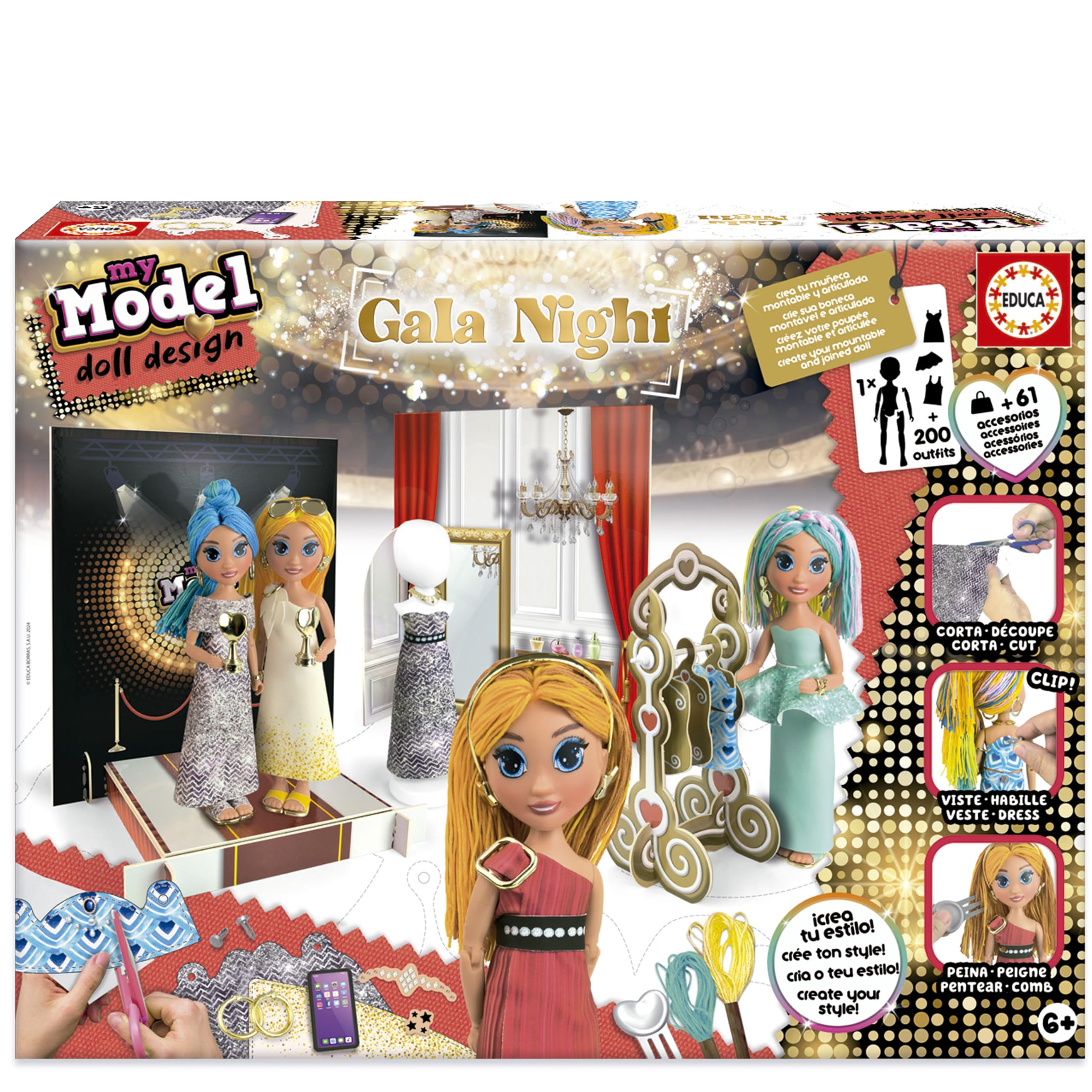 educa-my-model-galaabend-bastelset-puppe-150-looks-ab-6-jahren image 1