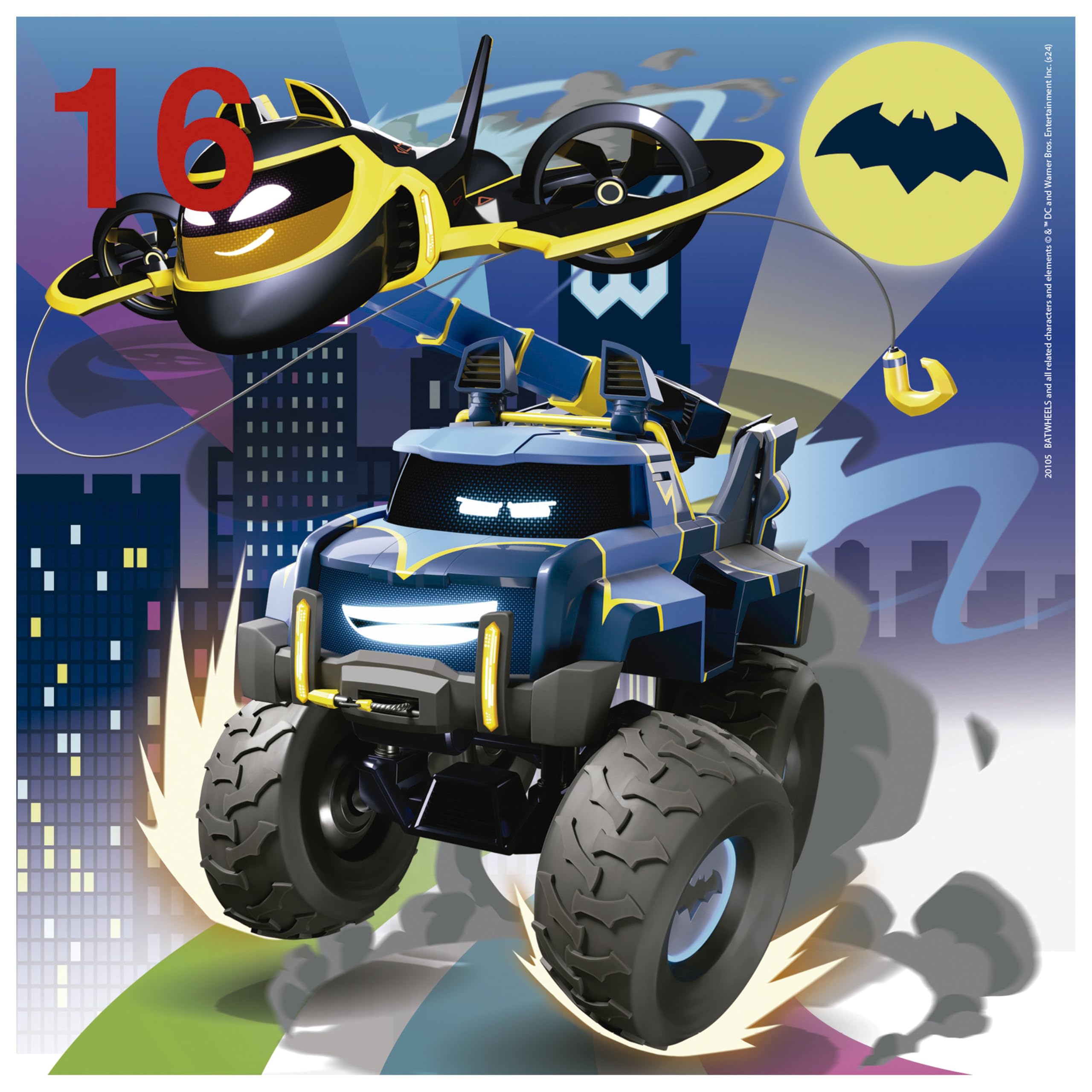 educa-batwheels-4er-kinderpuzzle-12-25-teile-ab-5-jahren image 4