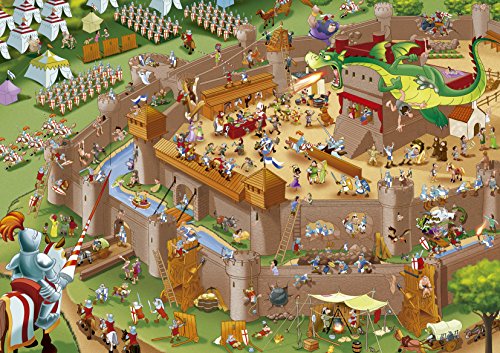 educa-16343-middle-ages-puzzle-1000-teile-cartoon image 4