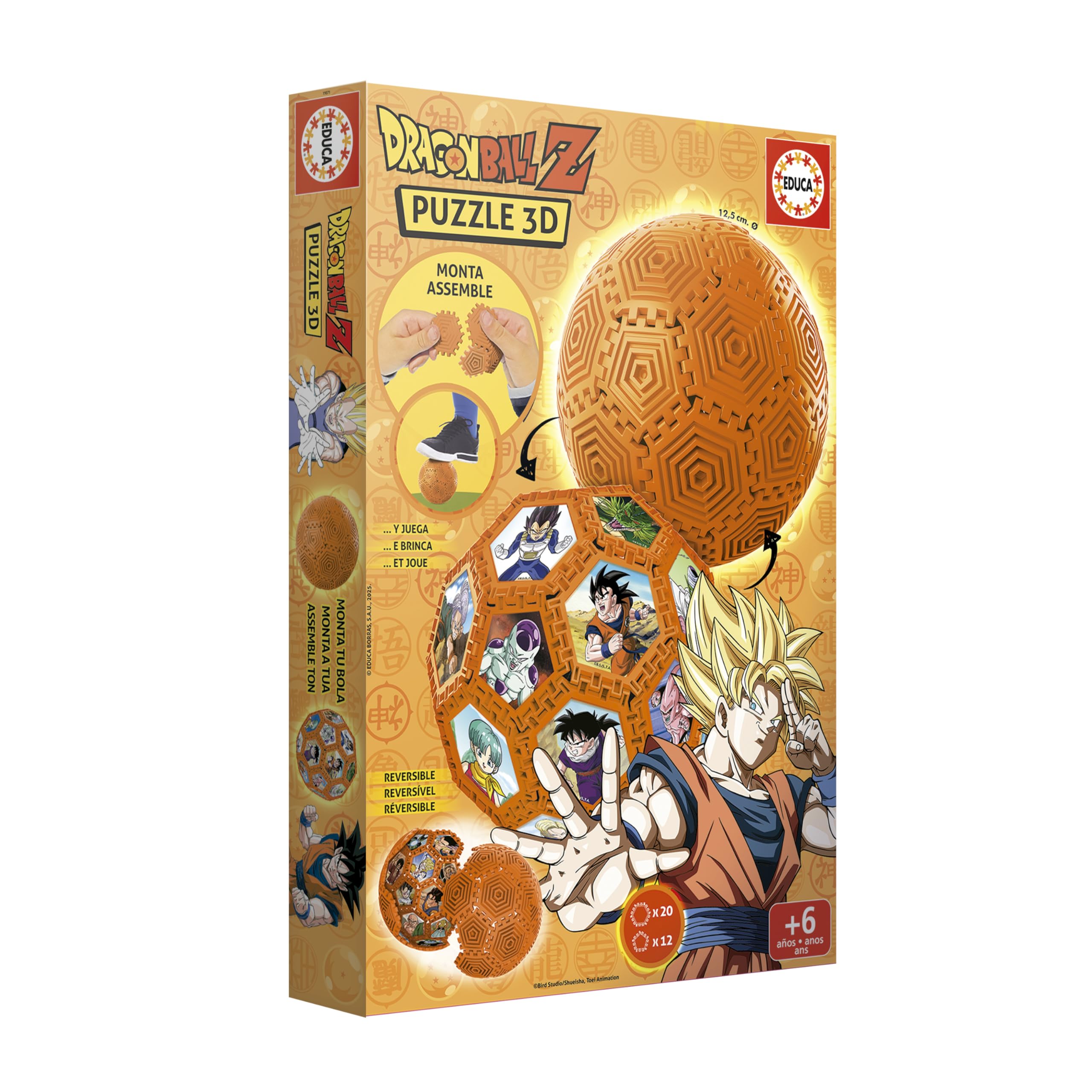 educa-20415-dragon-ball-3d-puzzle-ball-32-teile-14cm-ab-6j image 4