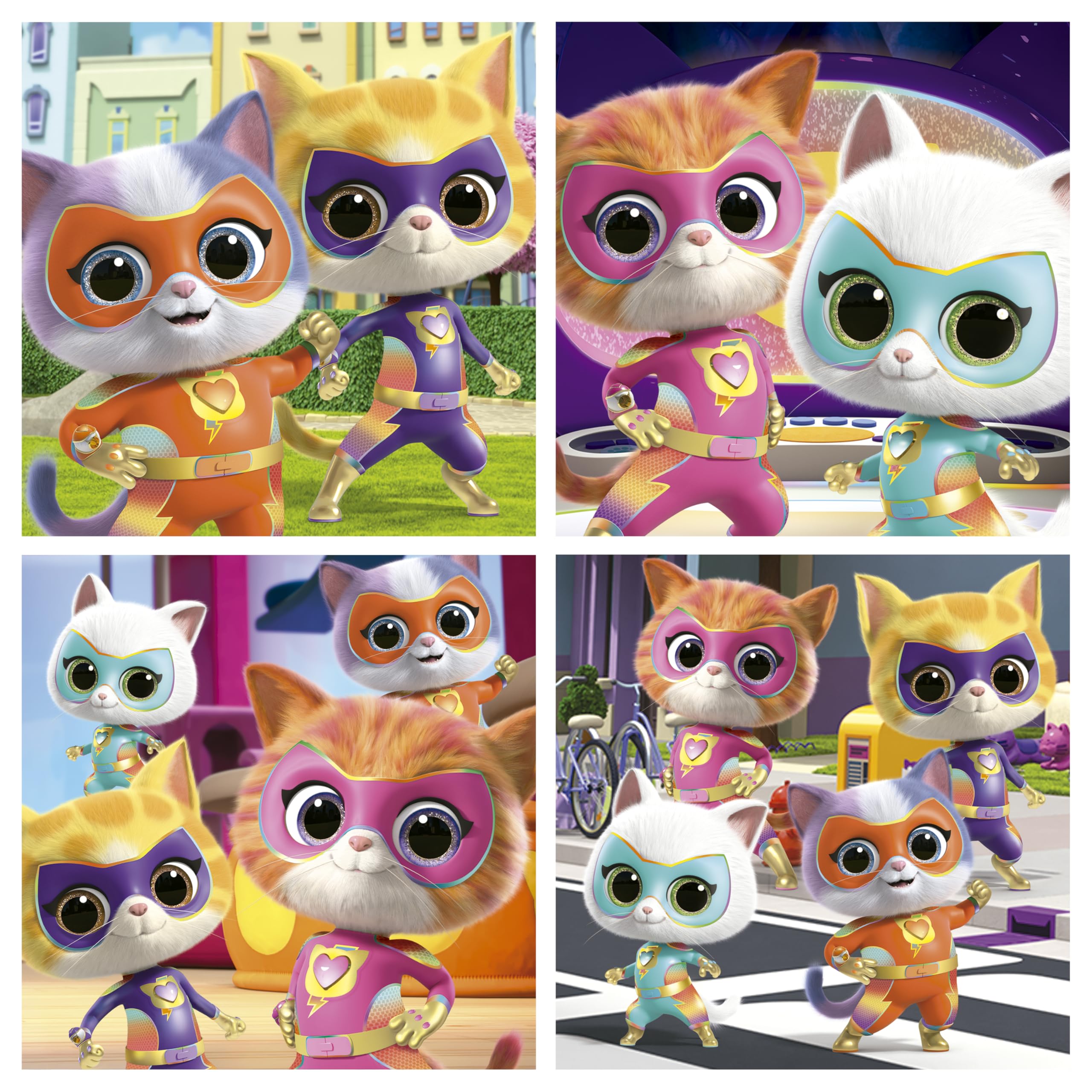educa-superkitties-20341-puzzle-set-4-tlg-12-25-teile image 3