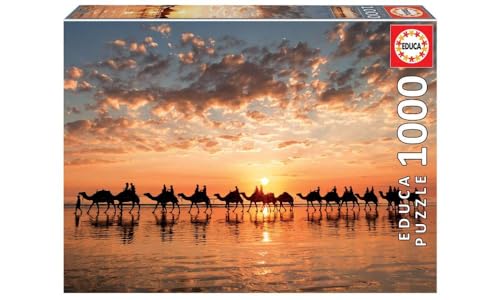 educa-kamele-sonnenuntergang-puzzle-1000-teile-68x48-cm image 8
