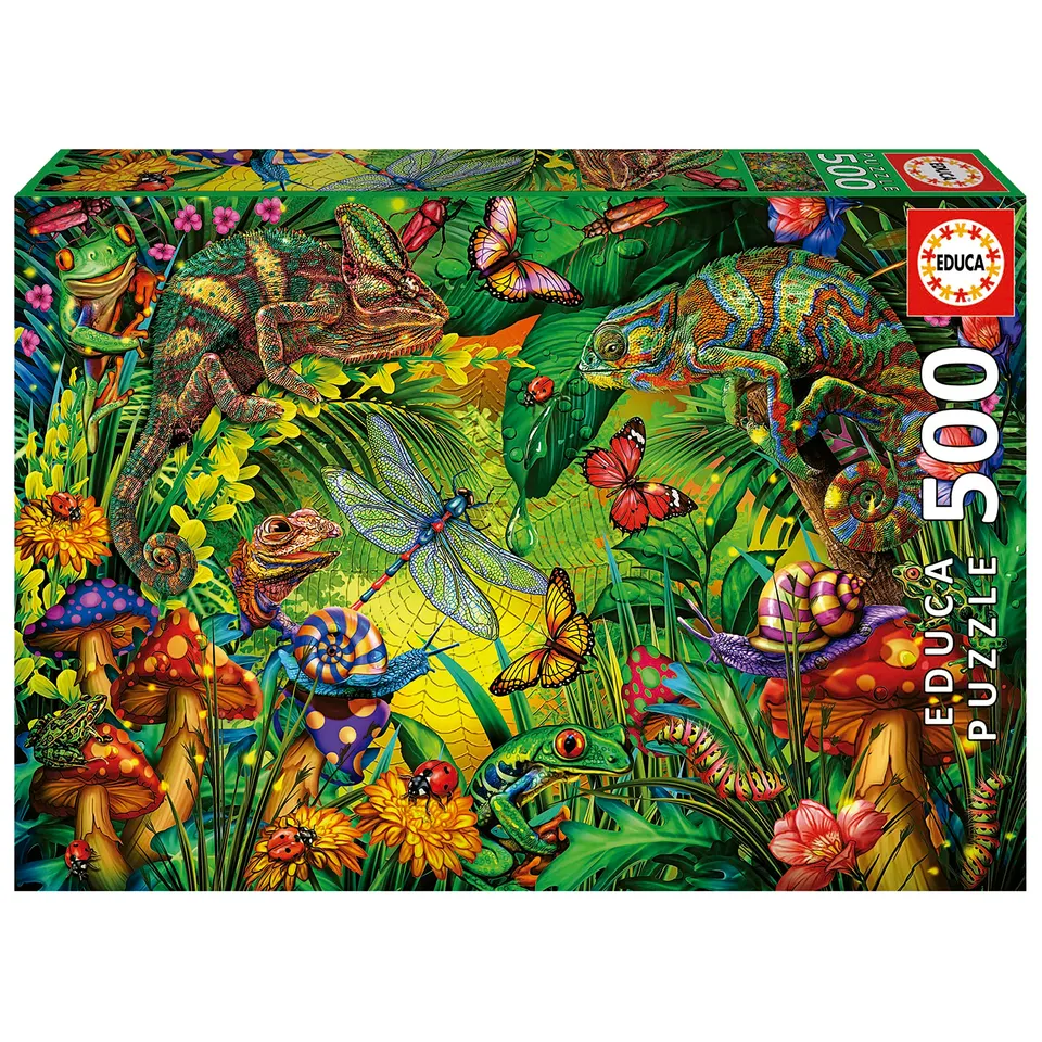 educa-19551-buntes-dschungelleben-puzzle-500-teile-tiere-48x34 image 1