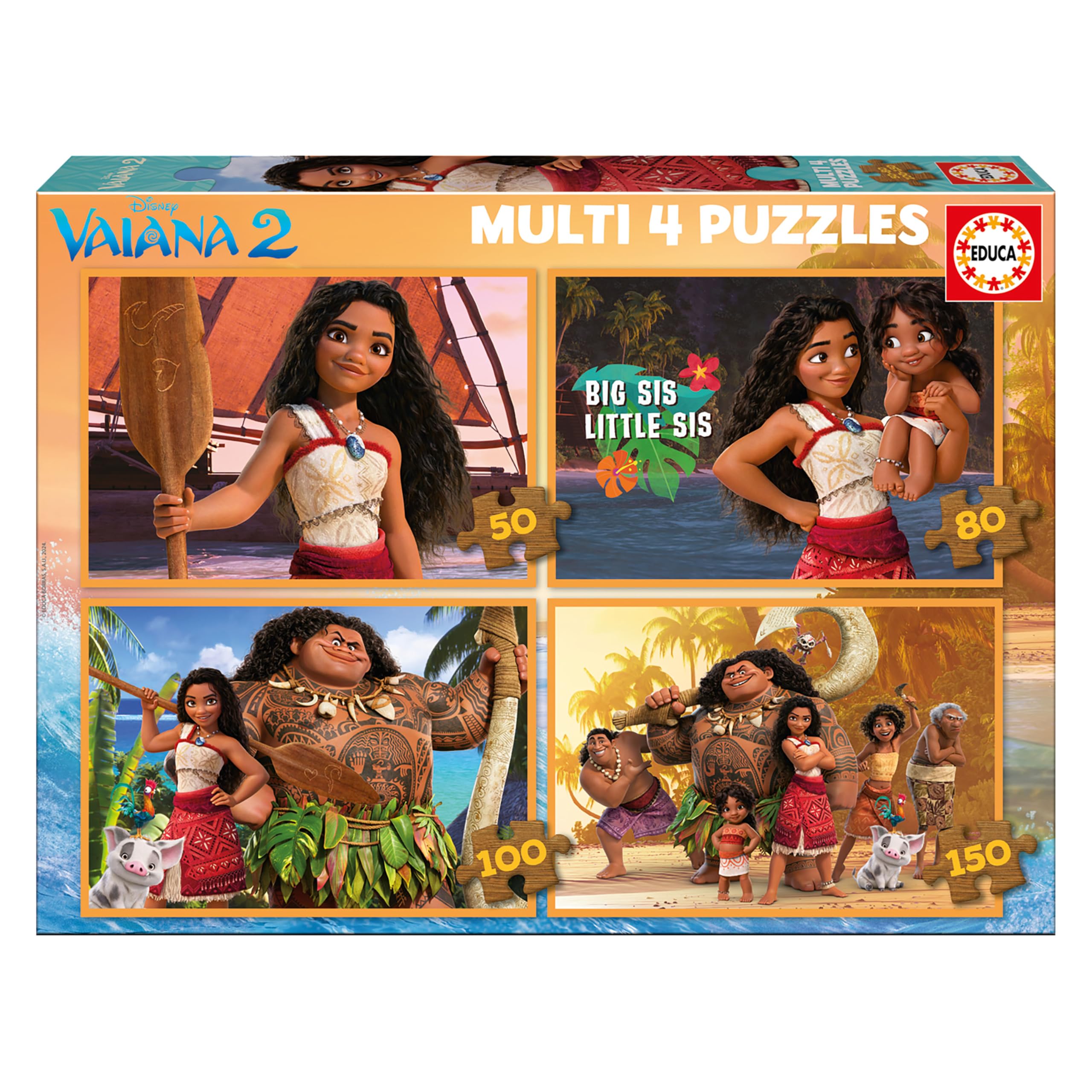 educa-peppa-pig-puzzle-set-4x-20-80-teile-28x20-cm-ab-4-jahren image 6