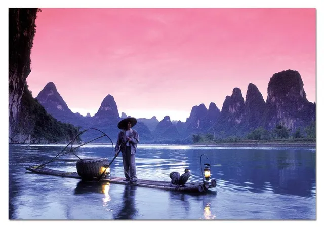 educa-14114-china-fischer-li-fluss-500-teile-puzzle image 1