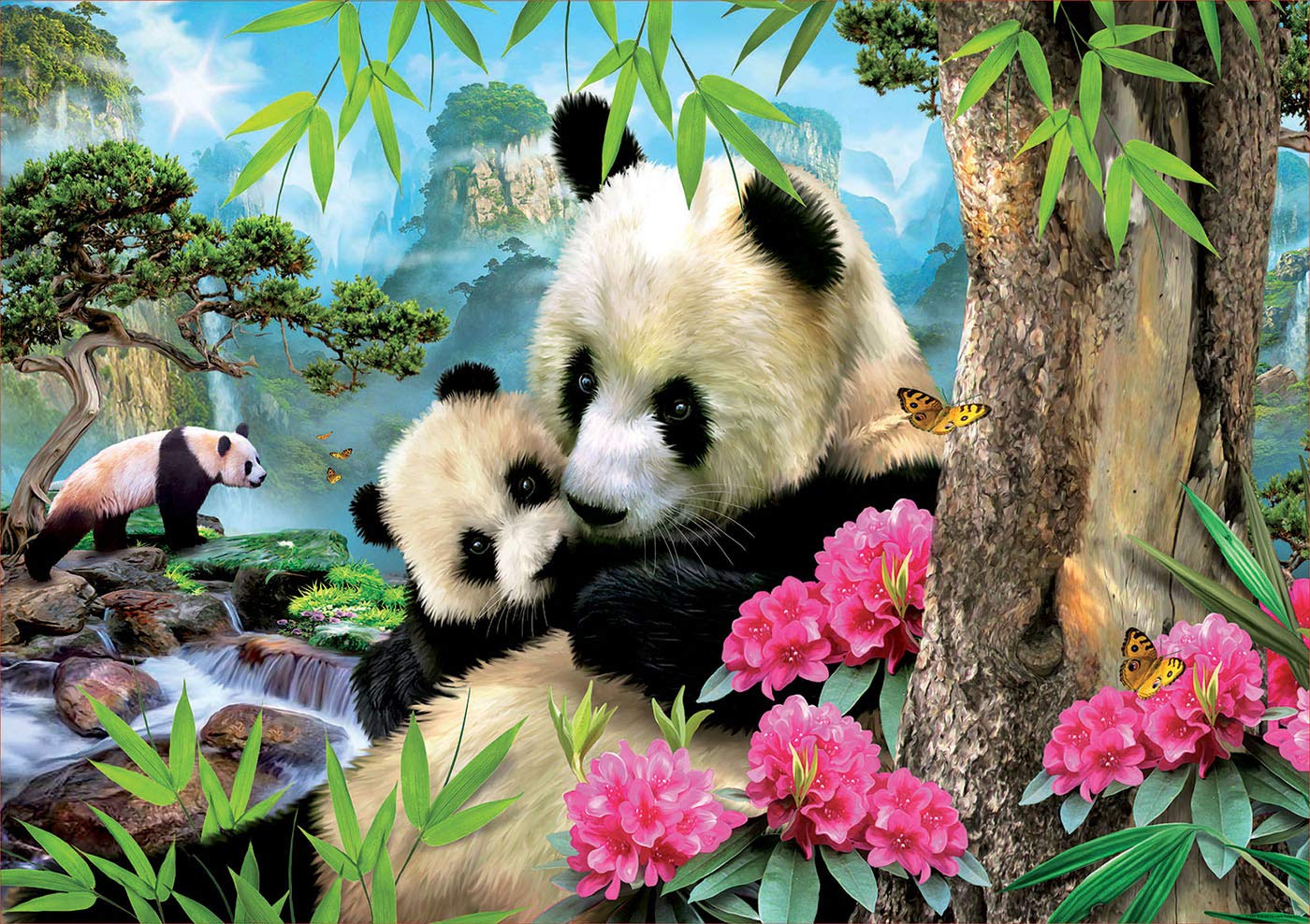 educa-panda-bear-17995-puzzle-1000-teile-68x48-cm image 2