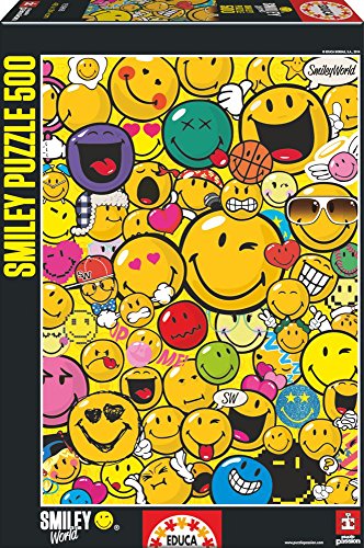 educa-15966-smiley-world-puzzle-500-teile-bunt image 2