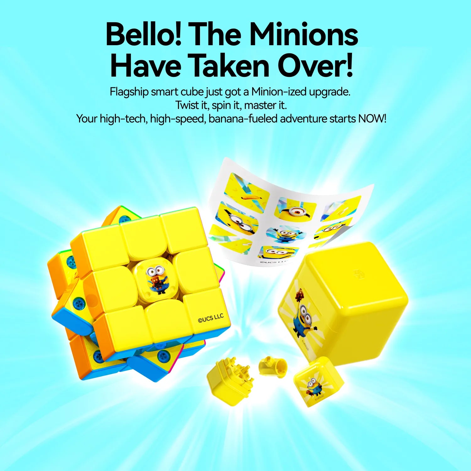 gan-i4-maglev-minions-smart-cube-3x3-uv-coated image 3