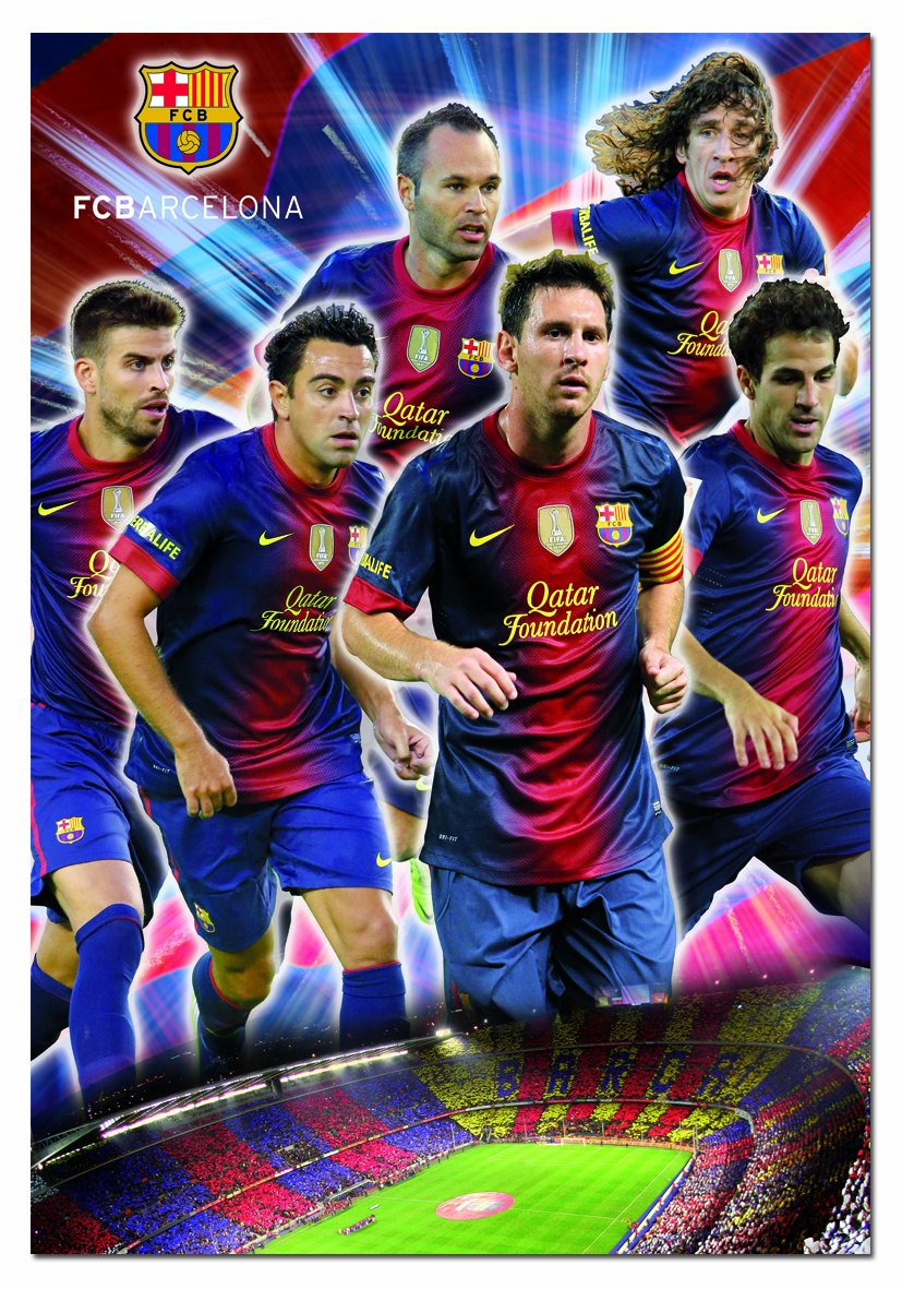 educa-15556-collage-fc-barcelona-puzzle-1000-teile-fan image 2