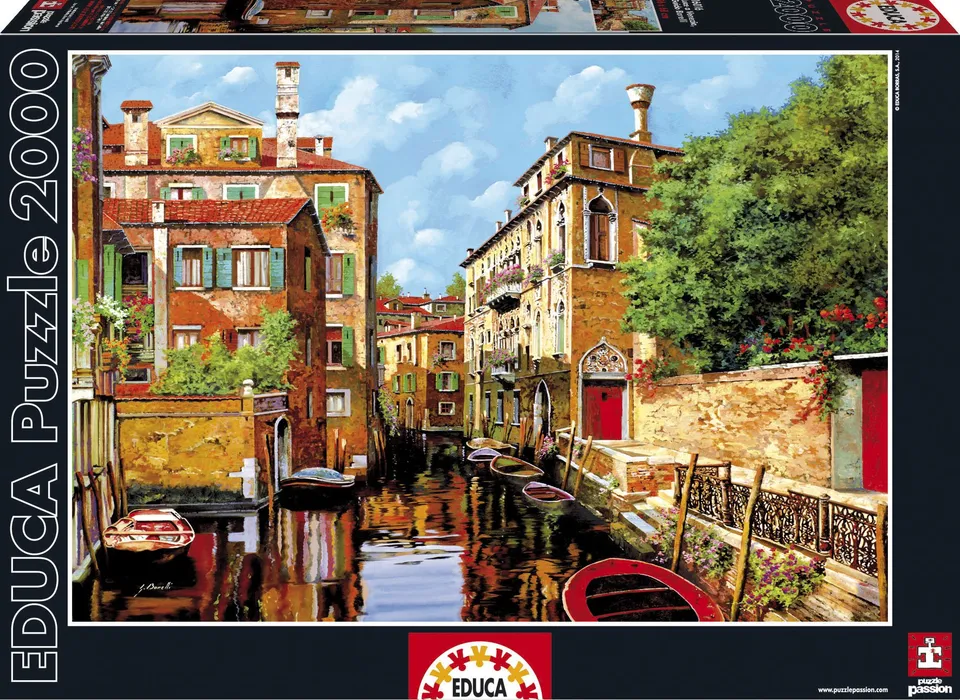 educa-16016-luce-a-venezia-puzzle-2000-teile-venedig image 1