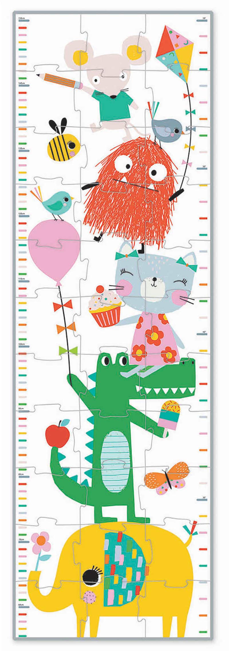 educa-lemon-ribbon-messpuzzle-33-teile-mit-stickern image 3