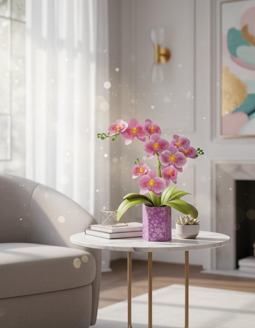 educa-floral-art-orchideen-bastelset-papierblumen-ab-14-j image 6