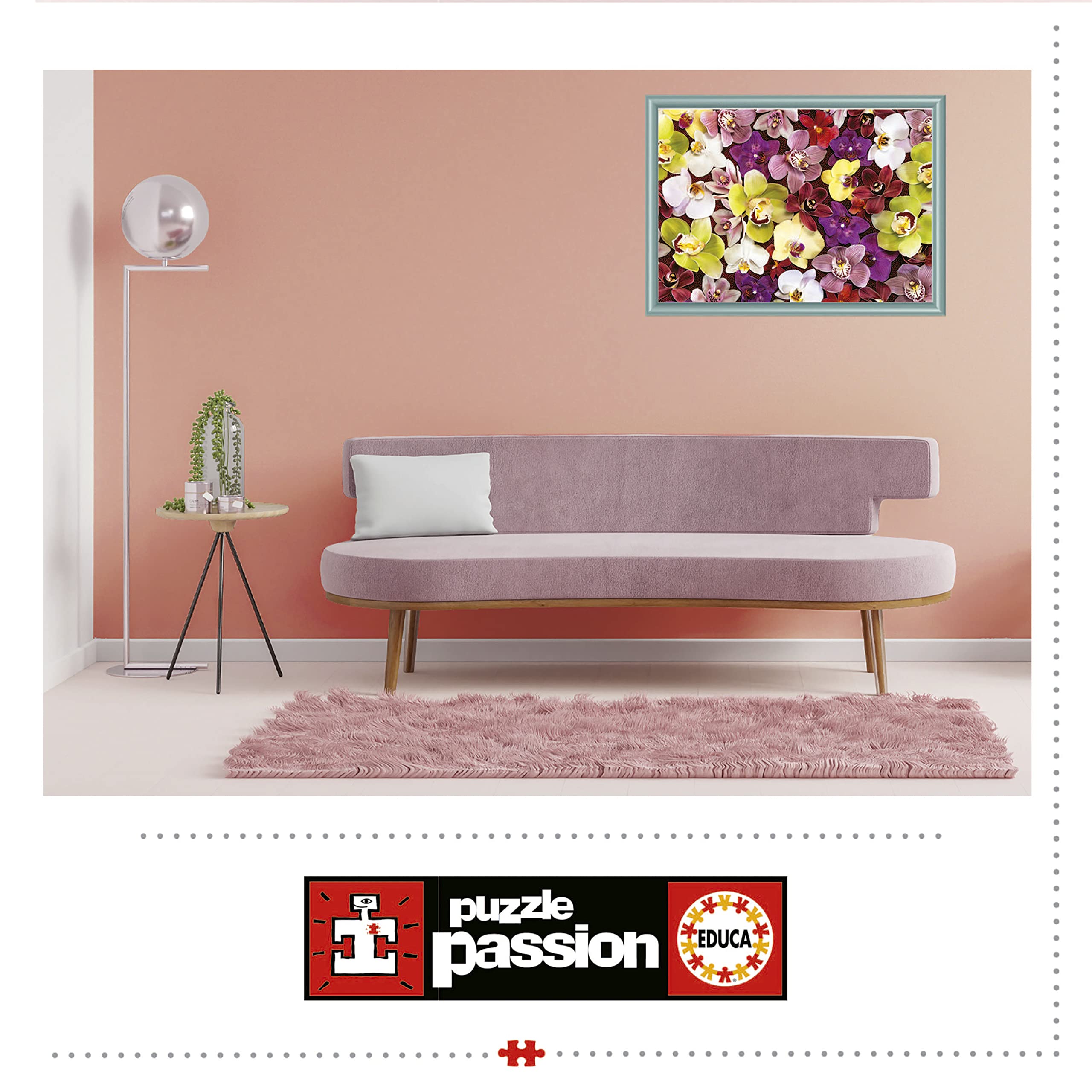 educa-19558-orchideen-collage-puzzle-1000-teile image 5