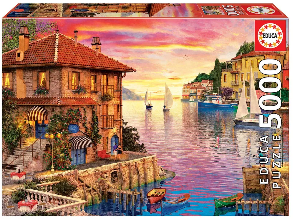 educa-mediterranean-harbor-puzzle-5000-teile-157x107cm image 1