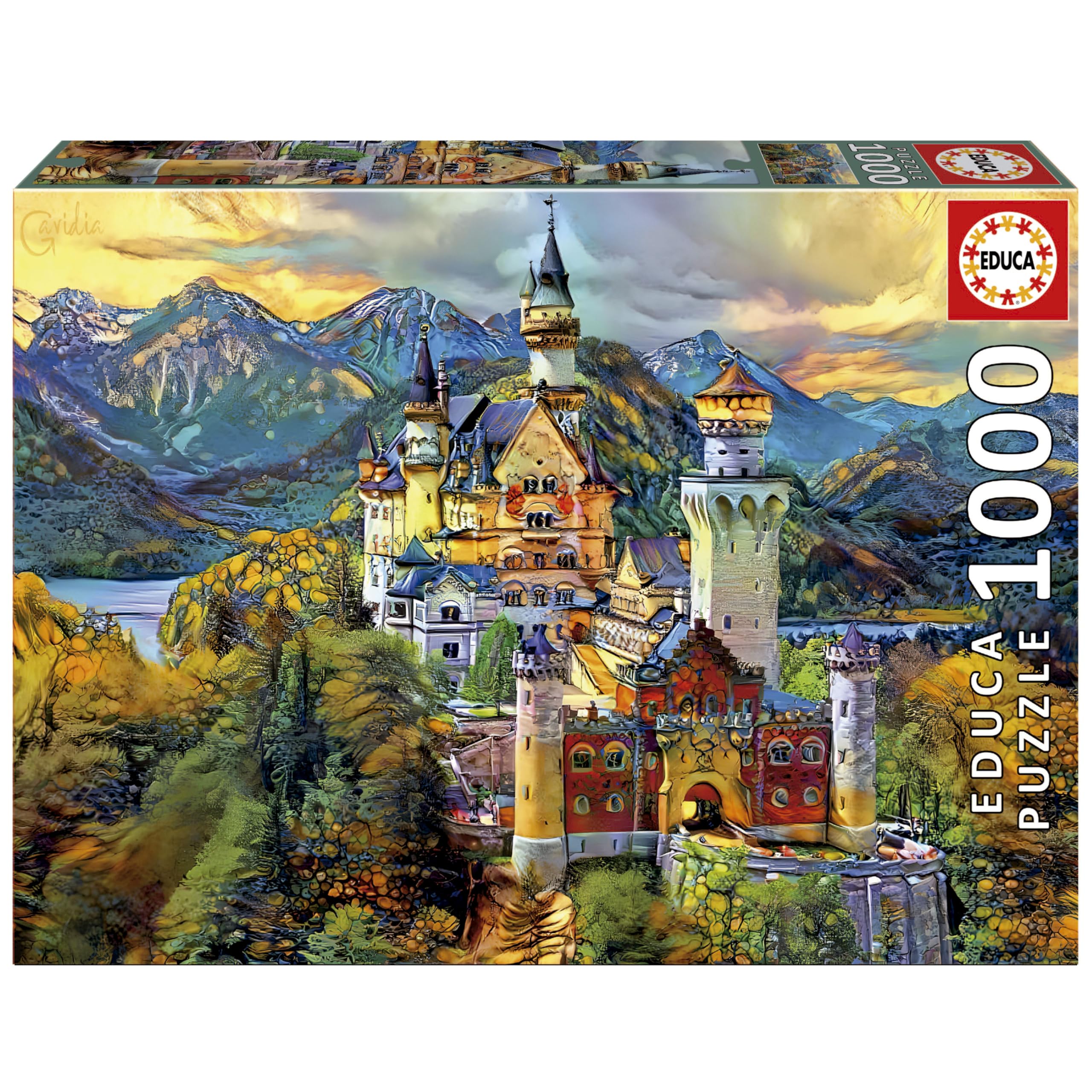 educa-schloss-neuschwanstein-puzzle-1000-teile-ab-14-jahren image 1