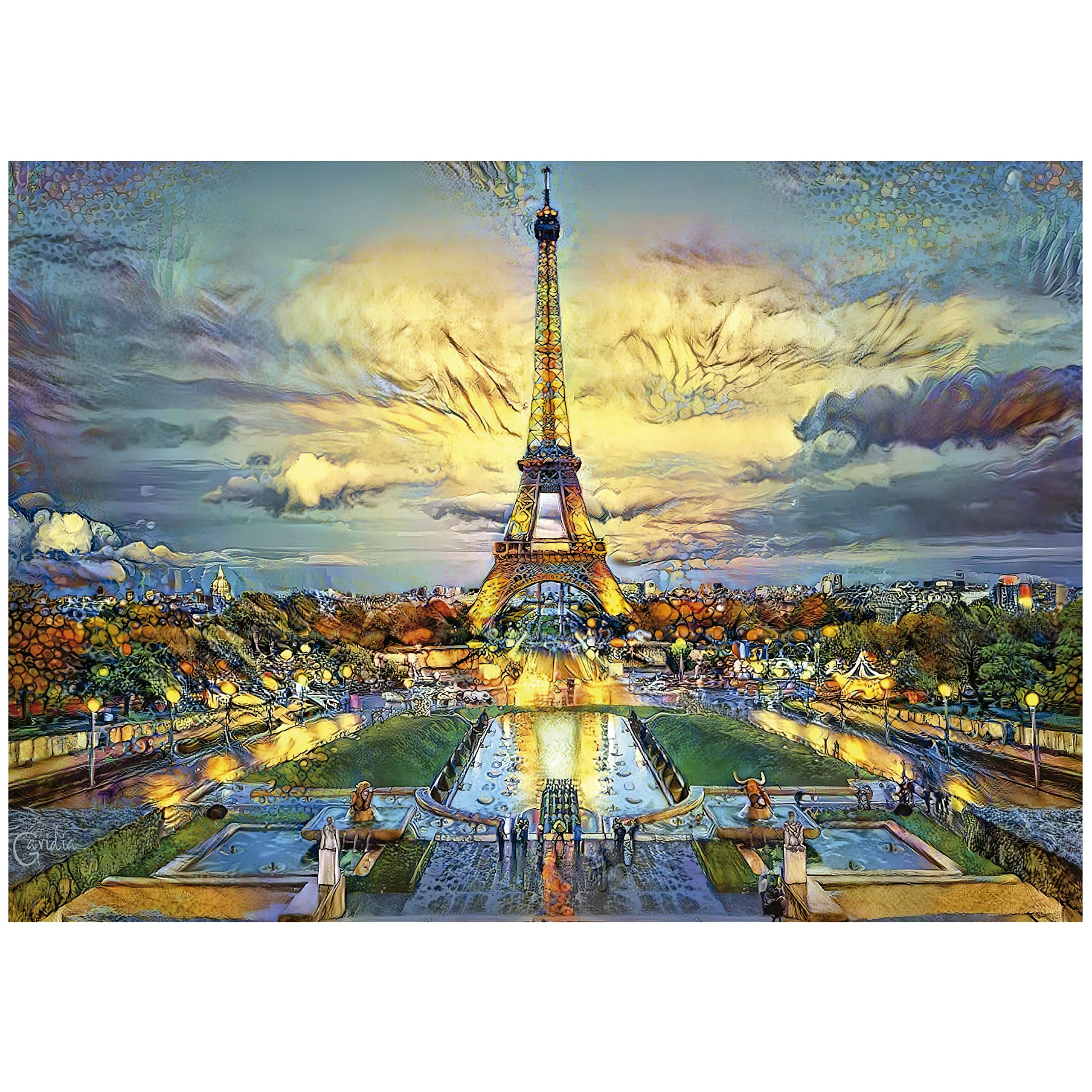 educa-19621-eiffelturm-500-teile-puzzle-paris-gavidia-48x34 image 2