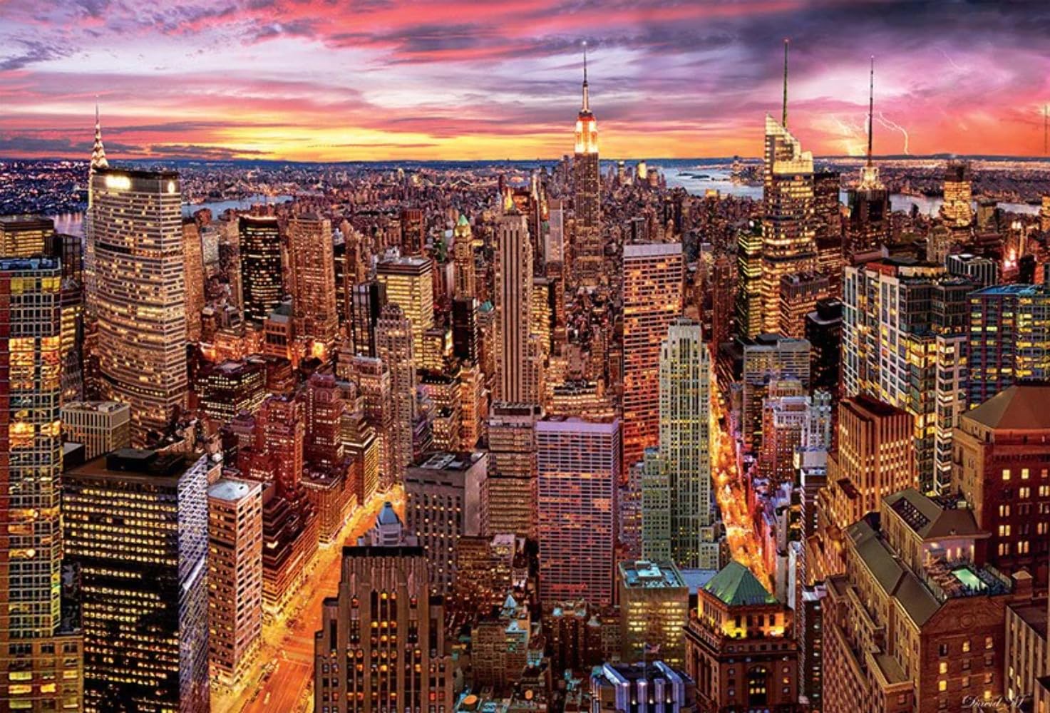 educa-manhattan-skyline-17131-puzzle-3000-teile image 1