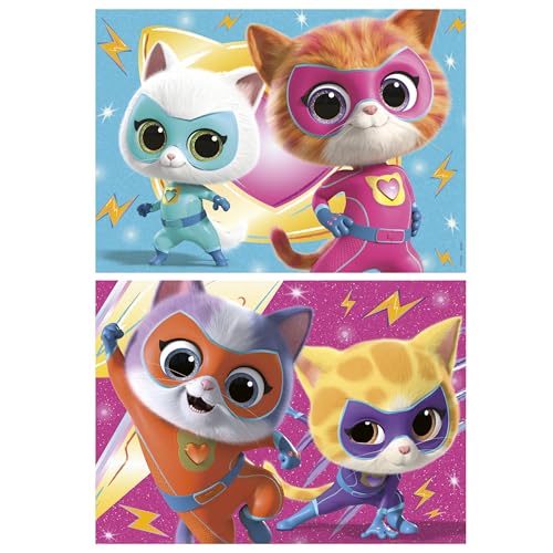 educa-superkitties-20340-kinderpuzzle-2x20-teile-ab-4-jahren image 8