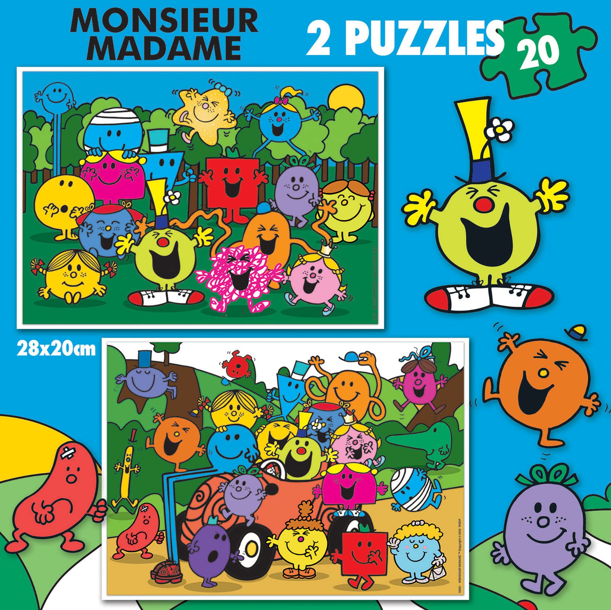 educa-monsieur-madame-kinderpuzzle-2x20-teile-19401-ab-3-jahren image 2