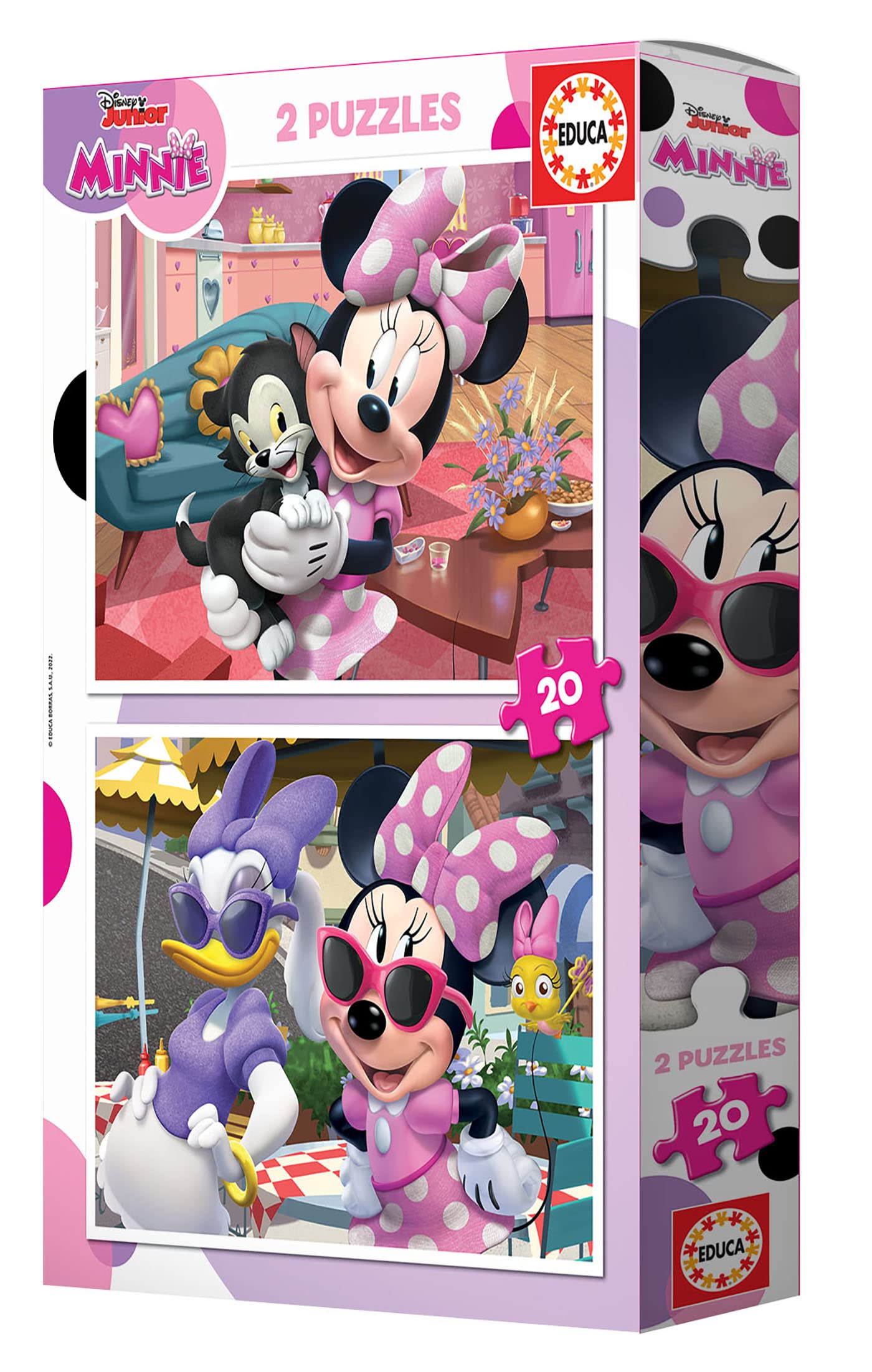 educa-19297-minnie-maus-puzzle-2x20-teile-ab-3-jahren image 3
