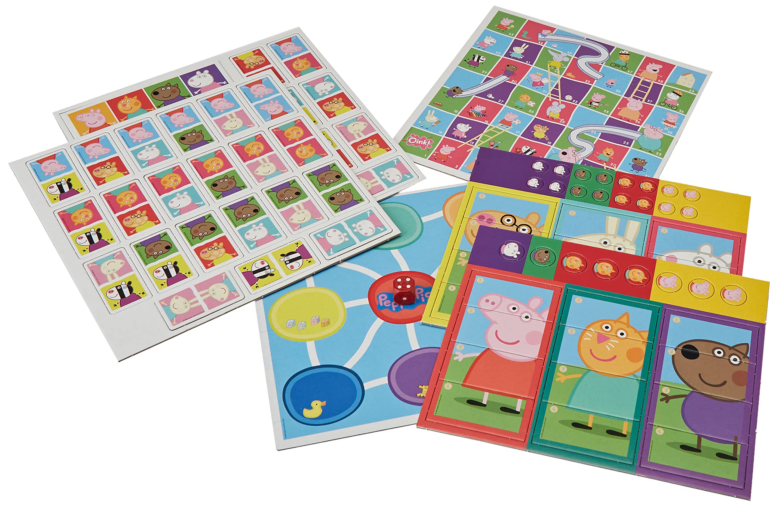 educa-peppa-pig-spielesammlung-8-in-1-puzzle-ab-3-jahre image 3
