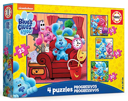 educa-blue-s-clues-you-4-in-1-kinderpuzzle-12-25-teile image 7