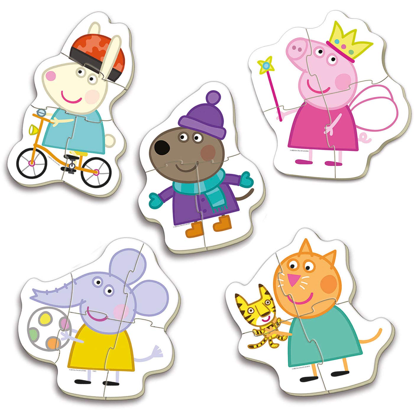 educa-peppa-wutz-baby-puzzle-set-5-puzzles-ab-2-jahren image 2