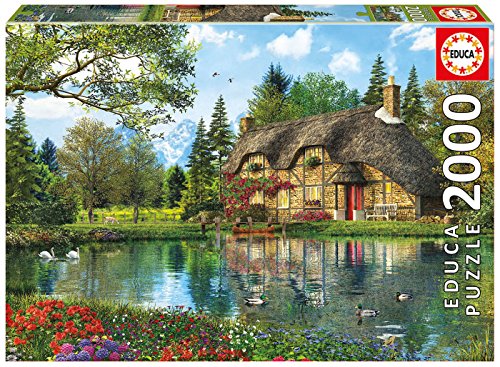 educa-lake-view-cottage-puzzle-2000-teile-96x68 image 2