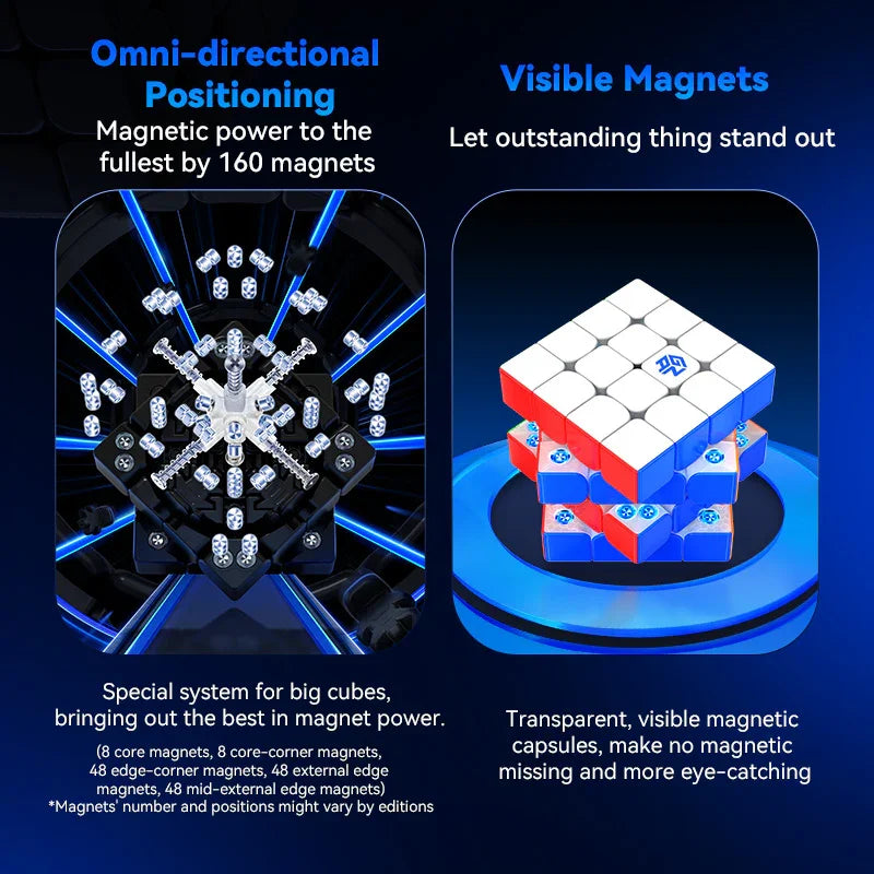 gan-460-m-v2-speed-cube-4x4-frosted-magnetisch image 4