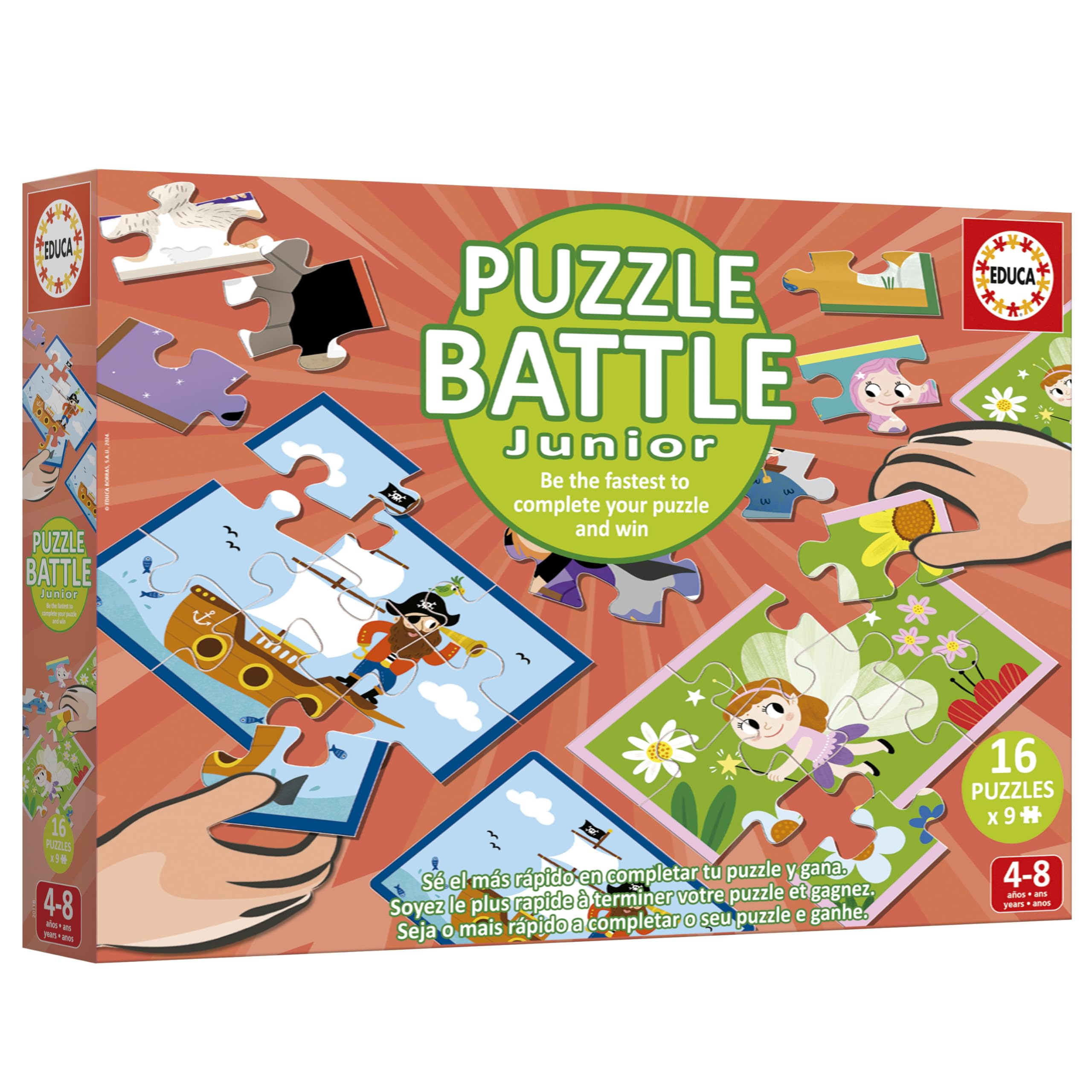 educa-puzzle-battle-miscellaneous-spiel-16x9-teile-ab-4-j image 4