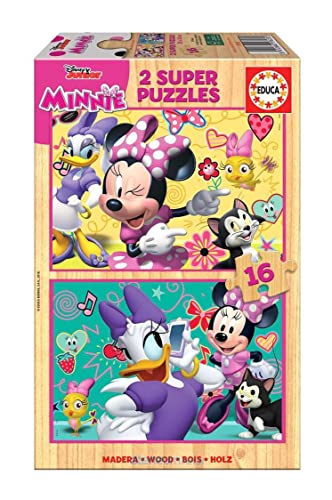 educa-minnie-daisy-holzpuzzle-2x16-teile-ab-3-j image 2