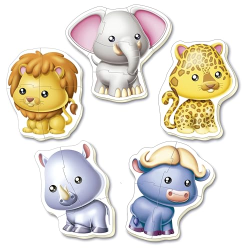 educa-wilde-tiere-baby-puzzleset-5-puzzles-kinder-ab-2-jahren image 6