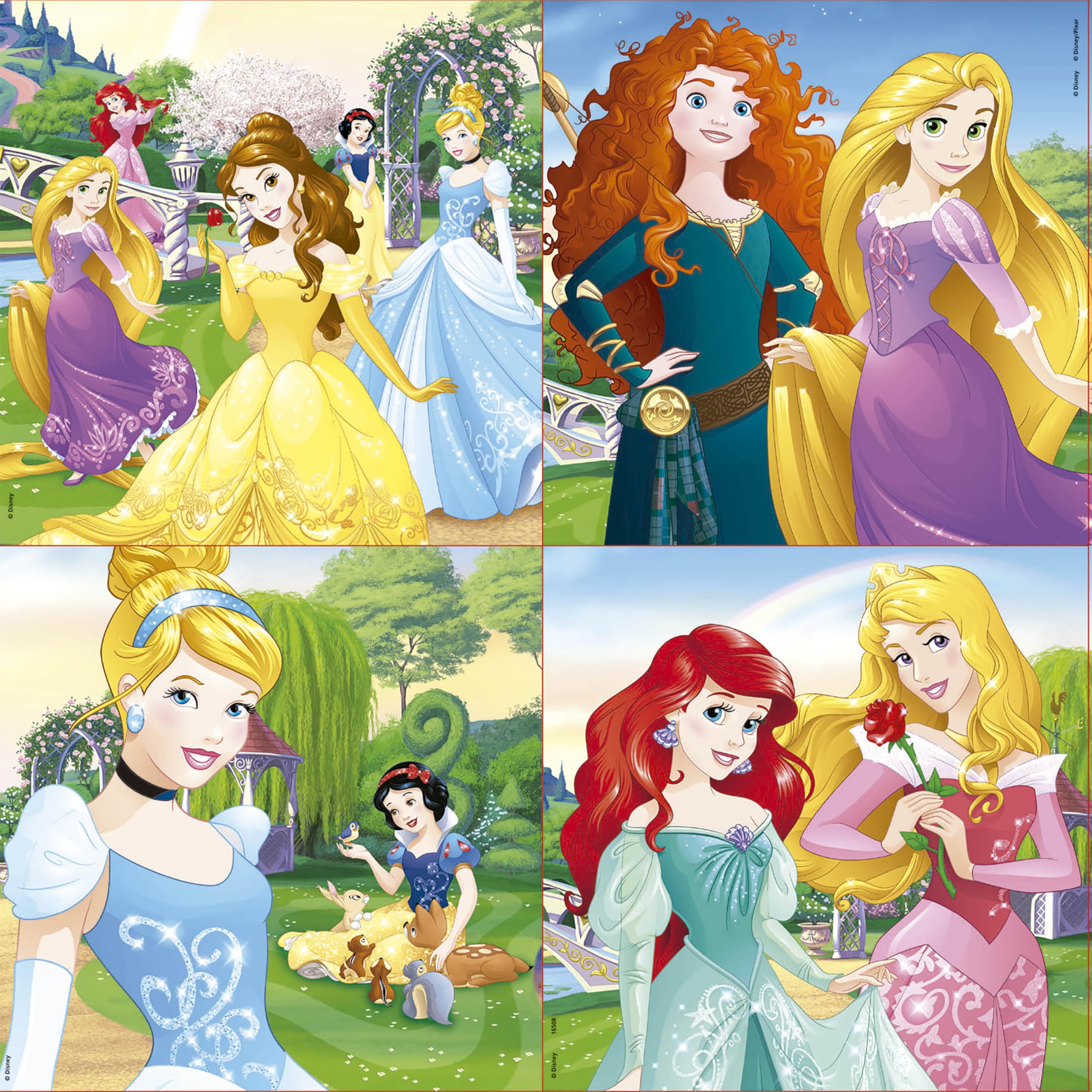 educa-disney-princess-16508-kinderpuzzle-koffer-4in1-ab-3-jahre image 2