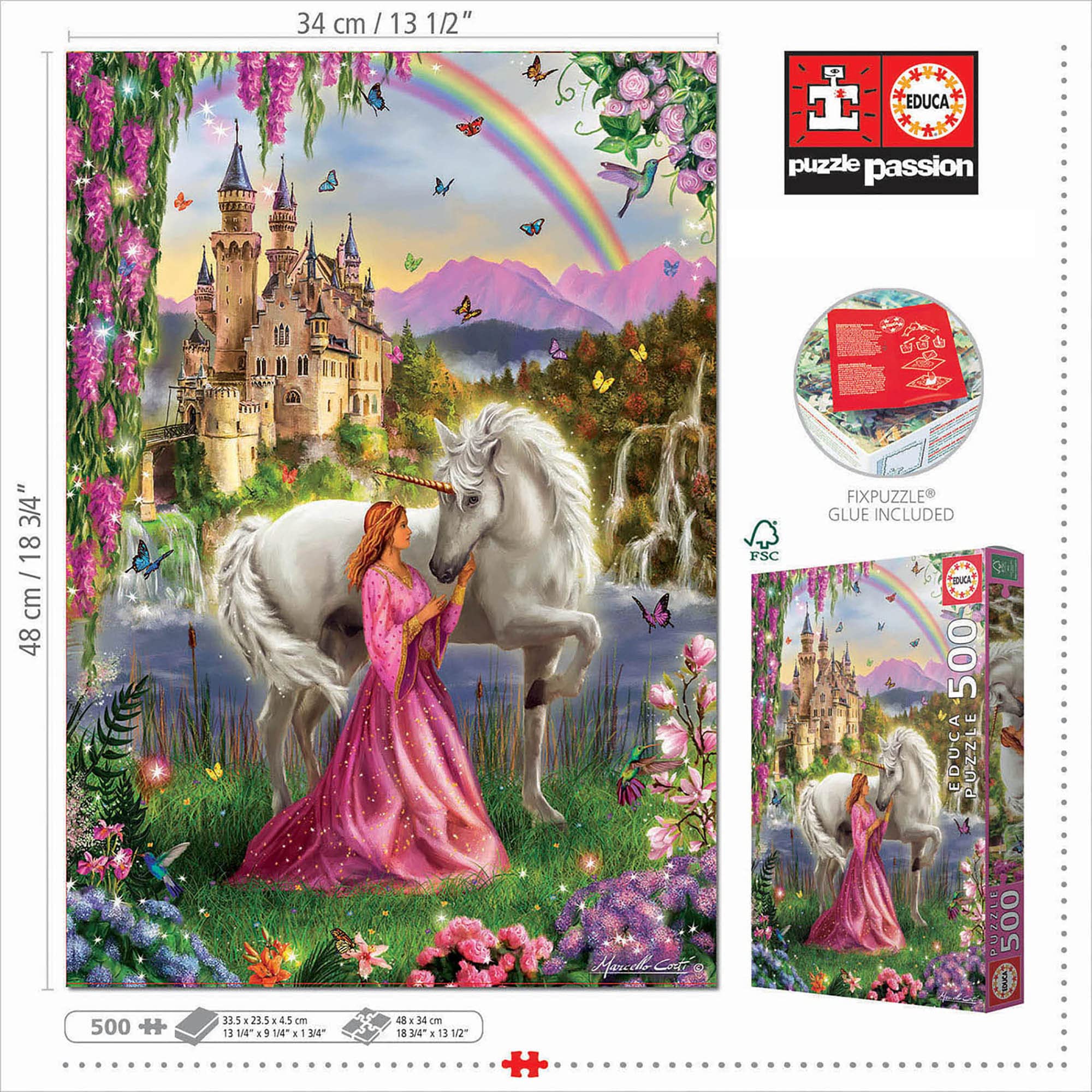 educa-fee-und-einhorn-17985-puzzle-500-teile-fantasy-ab-11-j image 3