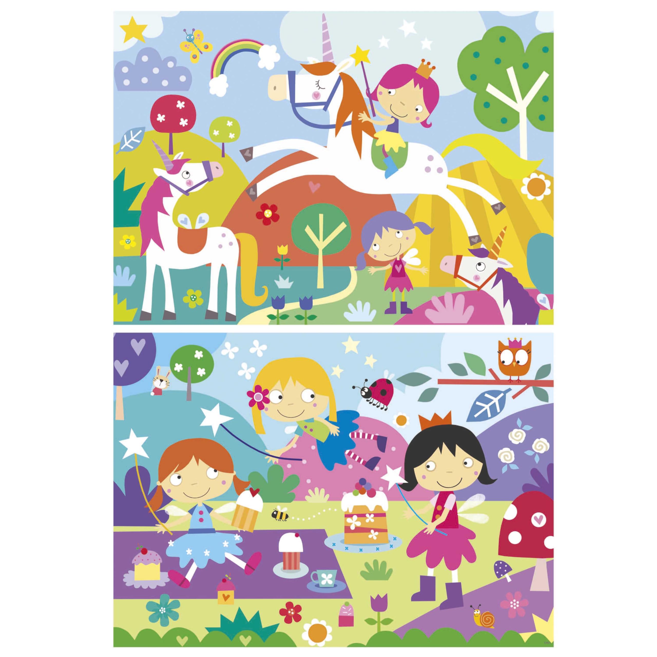 educa-fantasiewelt-kinderpuzzle-2x48-teile-ab-4-jahren image 3