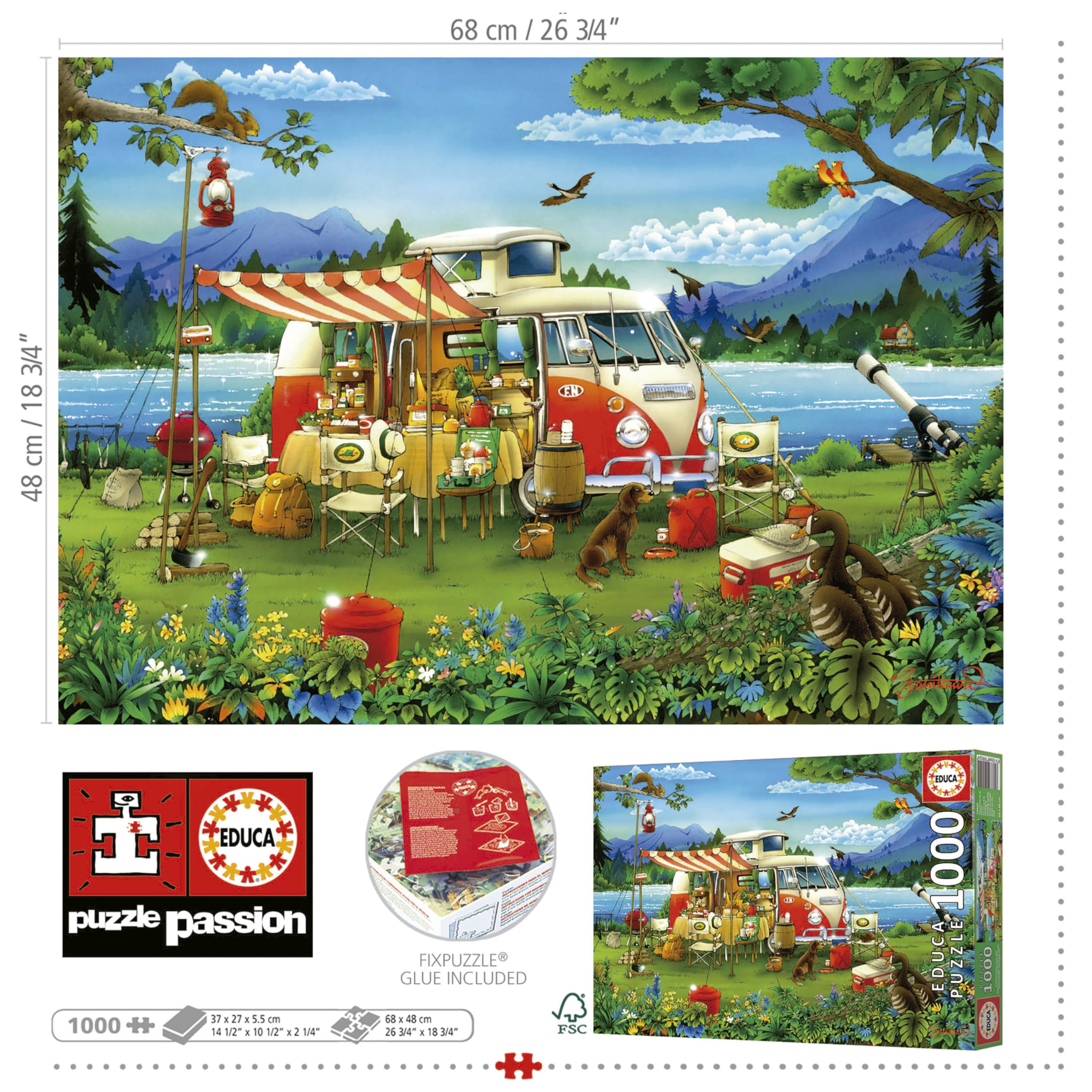 educa-ferien-auf-dem-land-1000-teile-puzzle-68x48-ab-14-jahren image 4