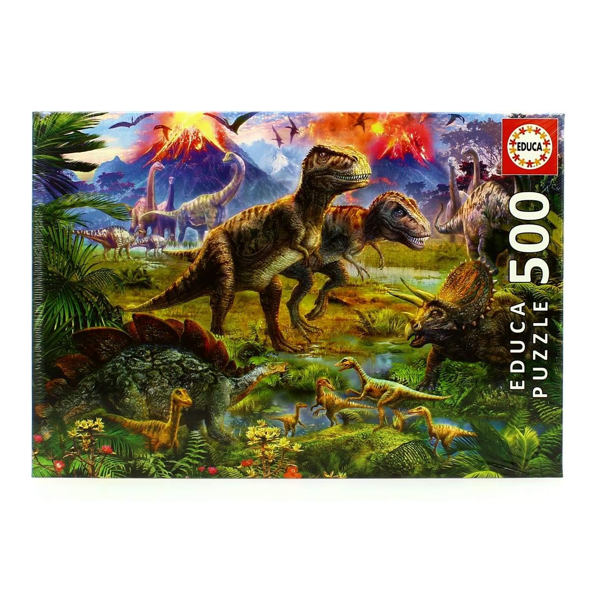 educa-15969-dinosaurier-treffen-500-teile-puzzle-dinos image 1