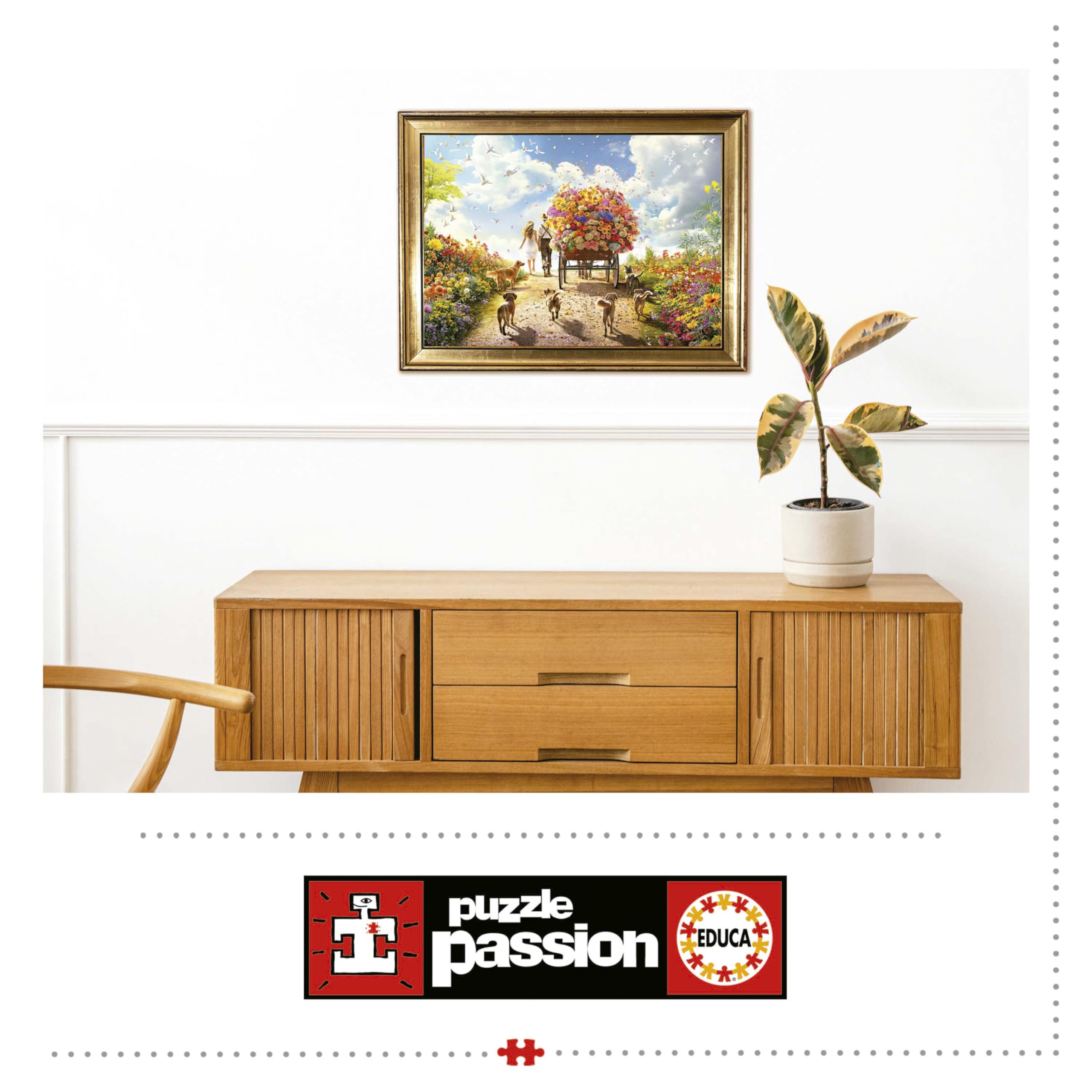 educa-blumenkutsche-1000-teile-puzzle-blumen-68x48-cm image 5