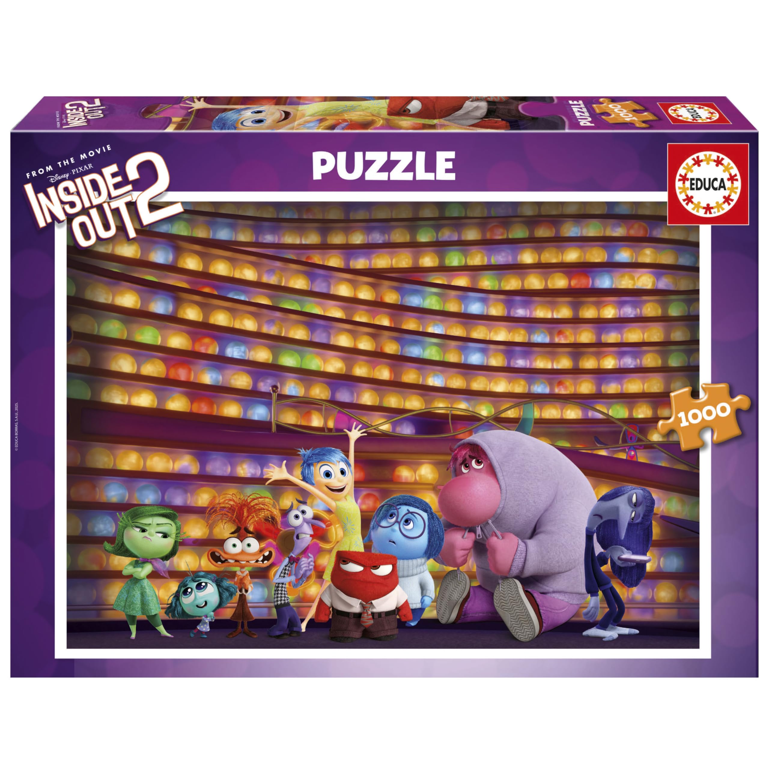 educa-inside-out-2-20266-puzzle-1000-teile-xtreme-ab-14-j image 1