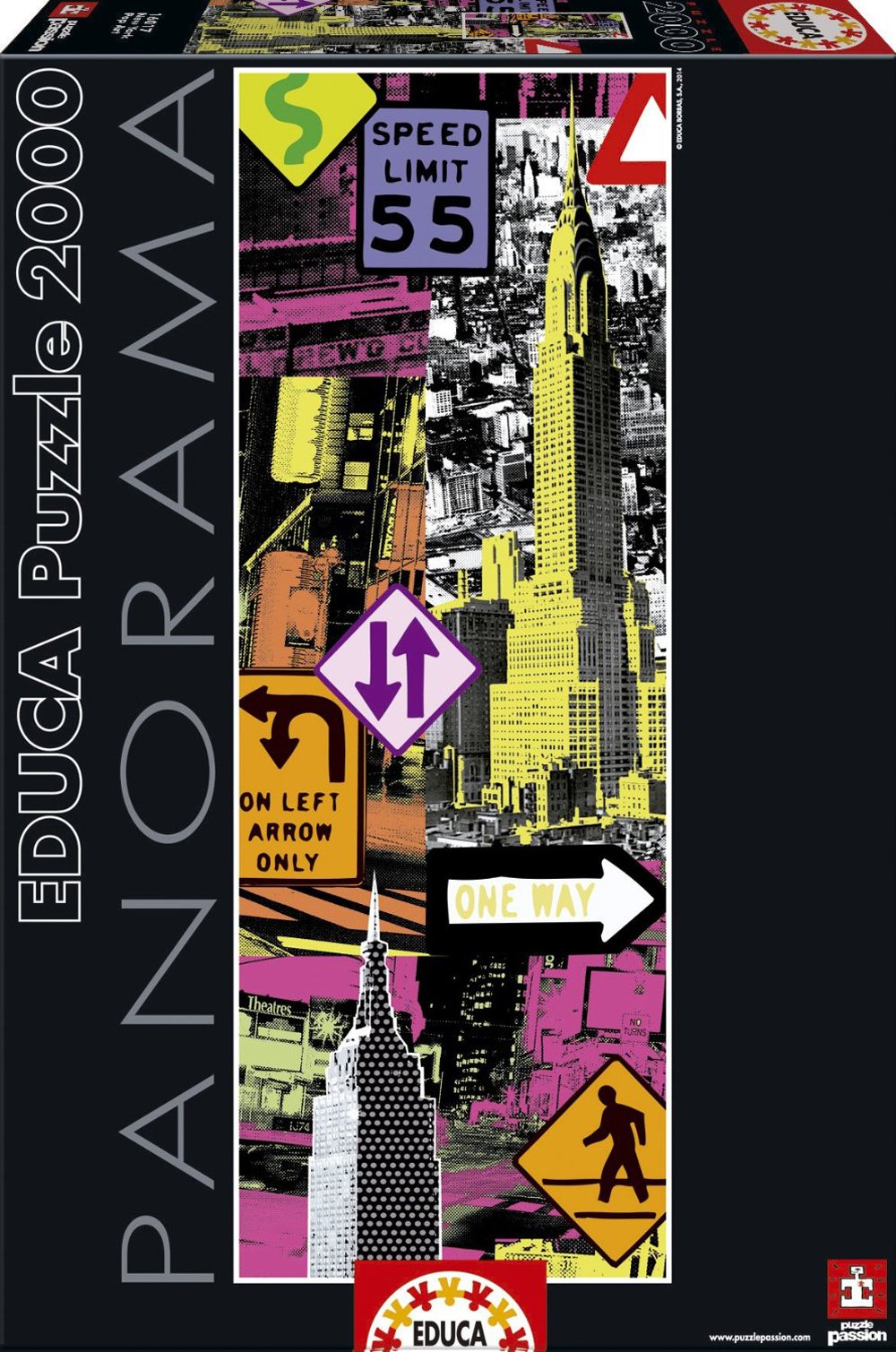 educa-16017-new-york-pop-art-panorama-puzzle-2000teile image 1